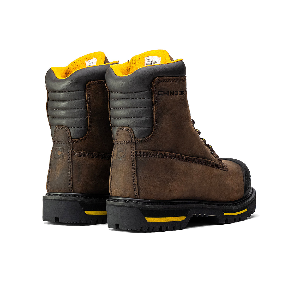 Tarantula 8" Steel Toe Men's Work Boot - Brown (by Chinook® Footwear)