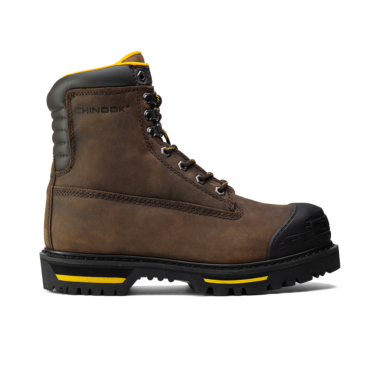 Tarantula 8" Steel Toe Men's Work Boot - Brown (by Chinook® Footwear)
