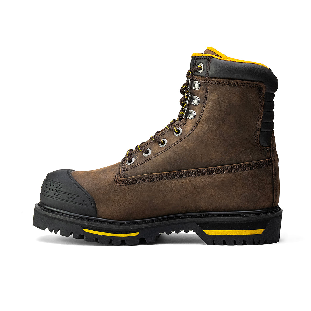 Tarantula 8" Steel Toe Men's Work Boot - Brown (by Chinook® Footwear)