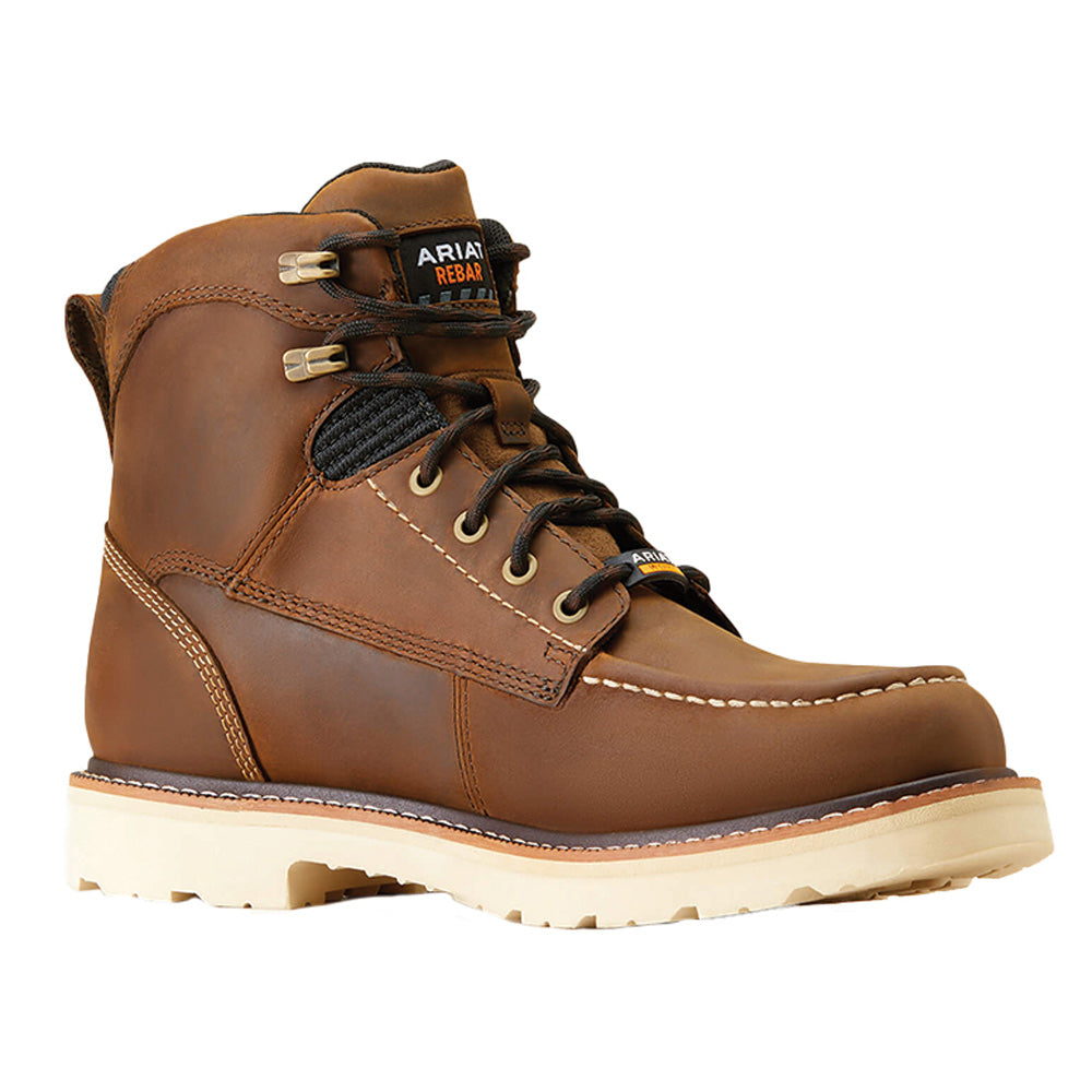 Rebar Lift Work Boots – Lightweight Steel Toe Safety Shoes with Slip Resistant Sole