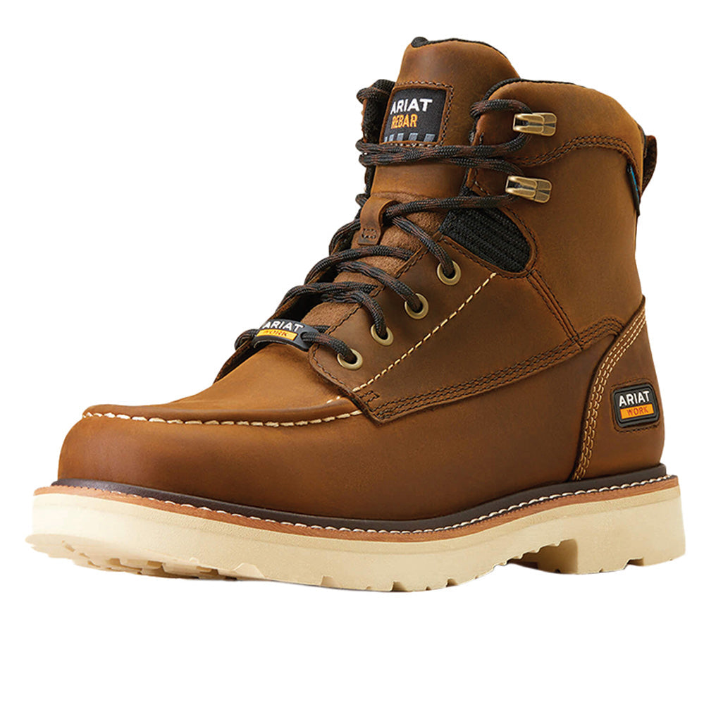Rebar Lift Work Boots – Lightweight Steel Toe Safety Shoes with Slip Resistant Sole