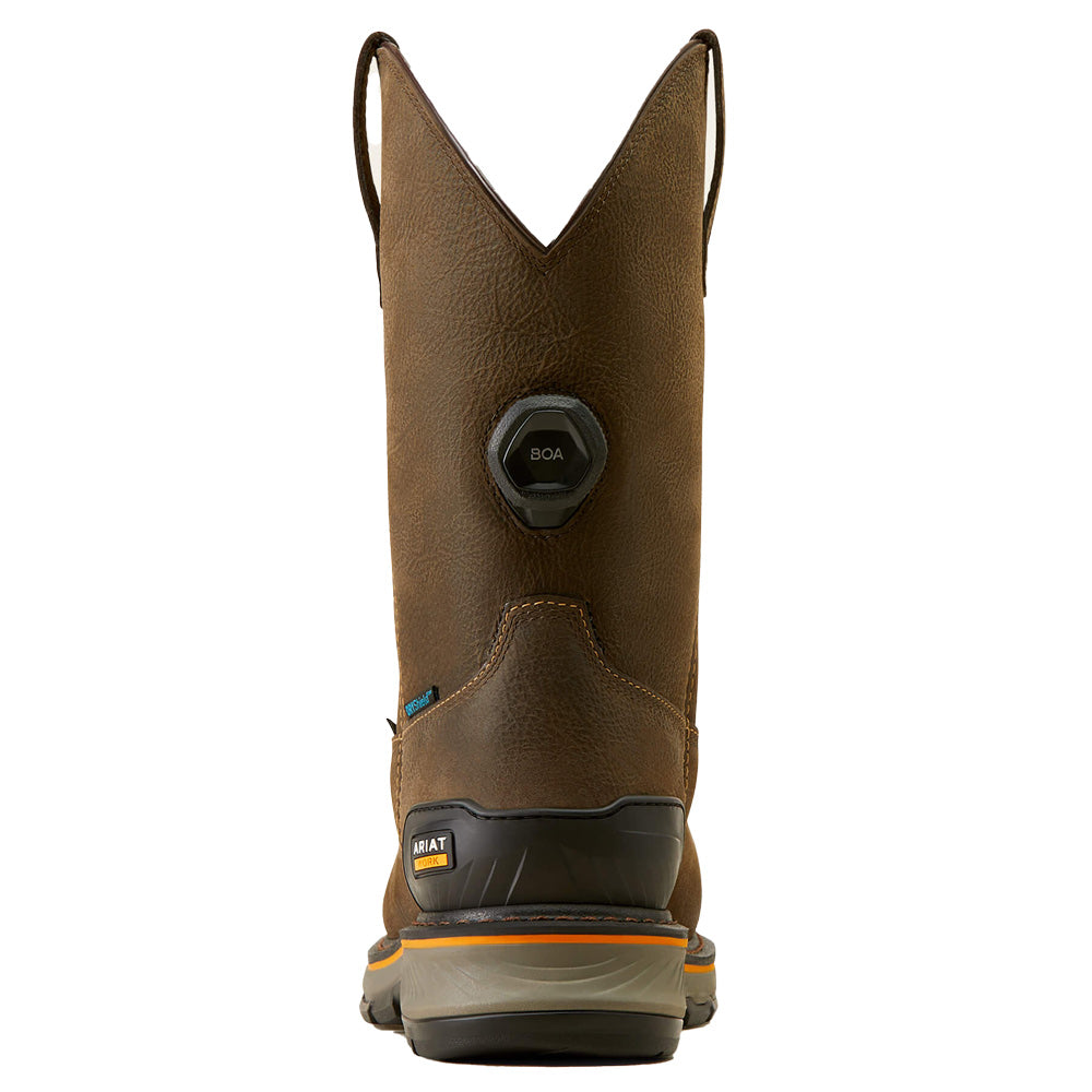 Composite Toe Work Boots – Waterproof Pull-On BOA Fit System Outdoor Safety Footwear