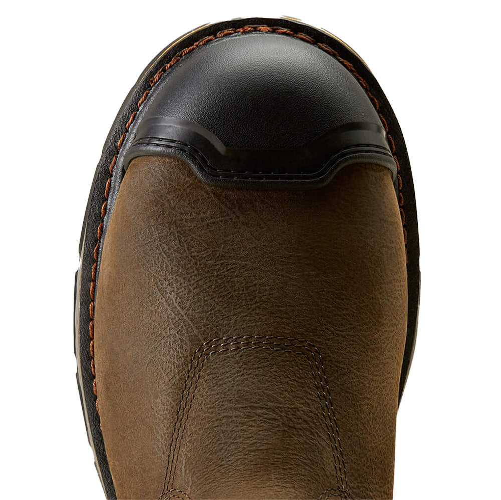 Composite Toe Work Boots – Waterproof Pull-On BOA Fit System Outdoor Safety Footwear