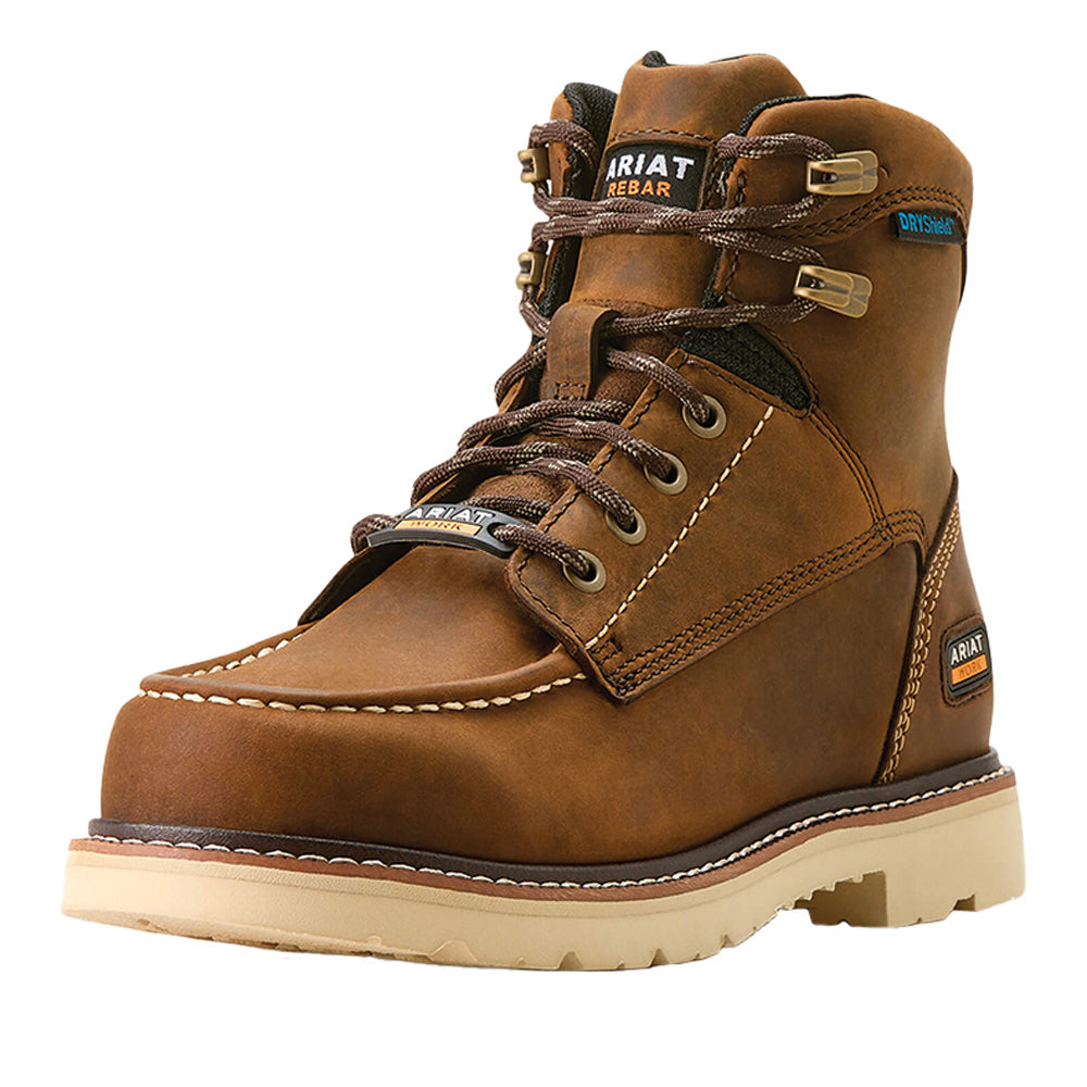 Women's Work Boots 6 Inch Soft Toe Lightweight Durable Safety Shoes - Waterproof