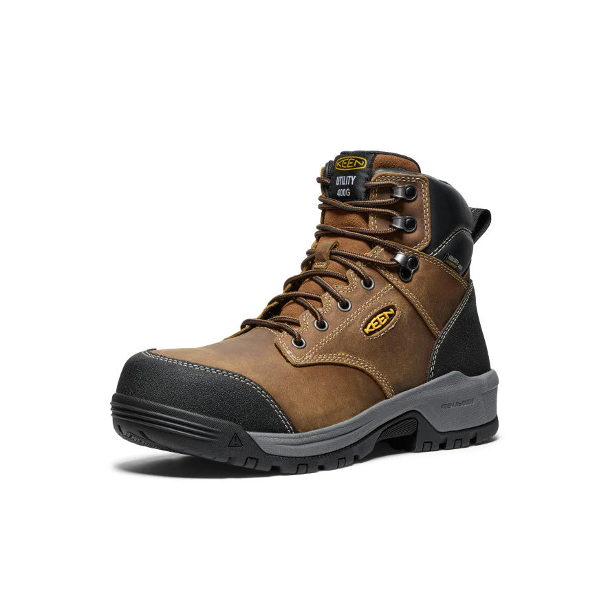 Evanston Insulated Boot - 6 Inch Waterproof Work Boots With Heat Resistant Outsole