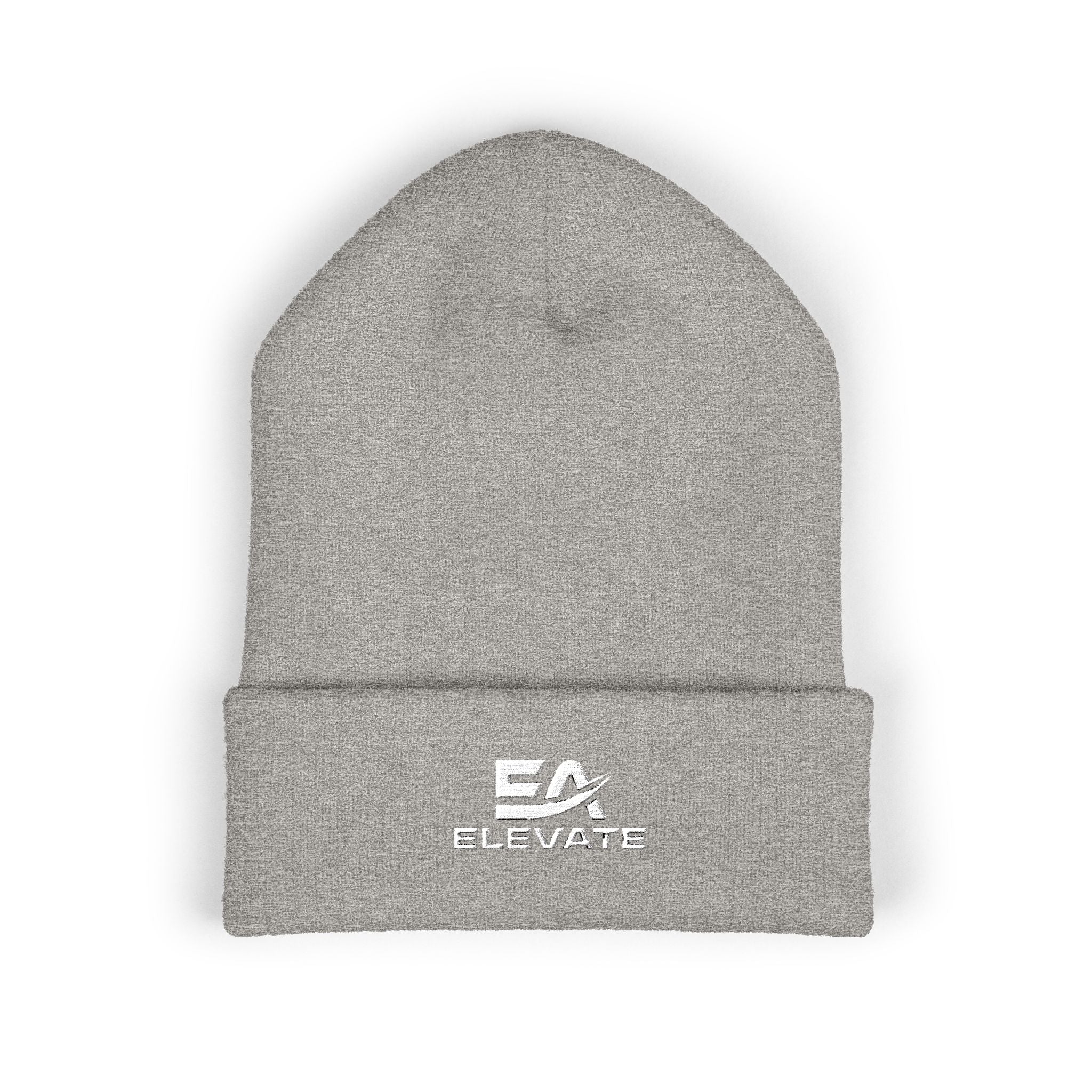Elevate Embroidered Cuffed Beanie – Classic Knit Winter Hat
