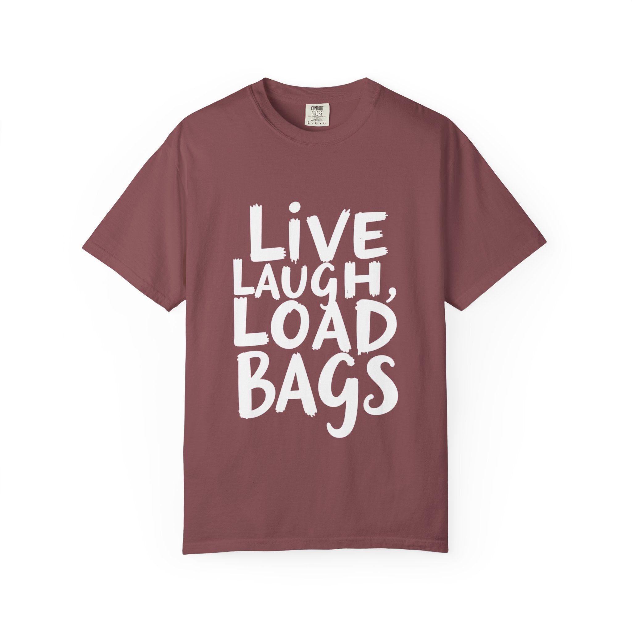 Live, Laugh, Load Bags – Tarmac Edition Tee (Comfort Colors®)