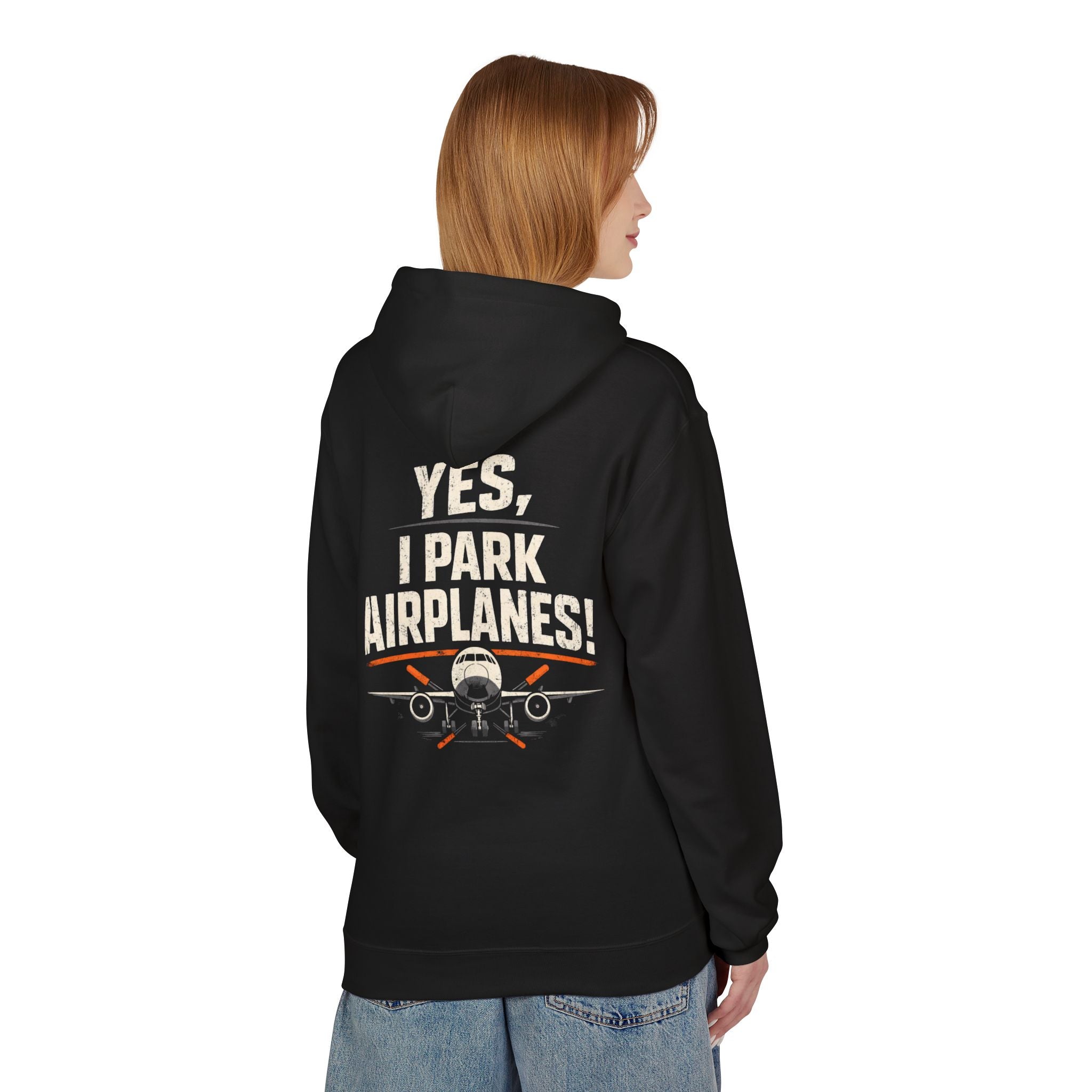 Ramper Hoodie - "Yes, I Park Airplanes!" The Crew Hangar Sweatshirt