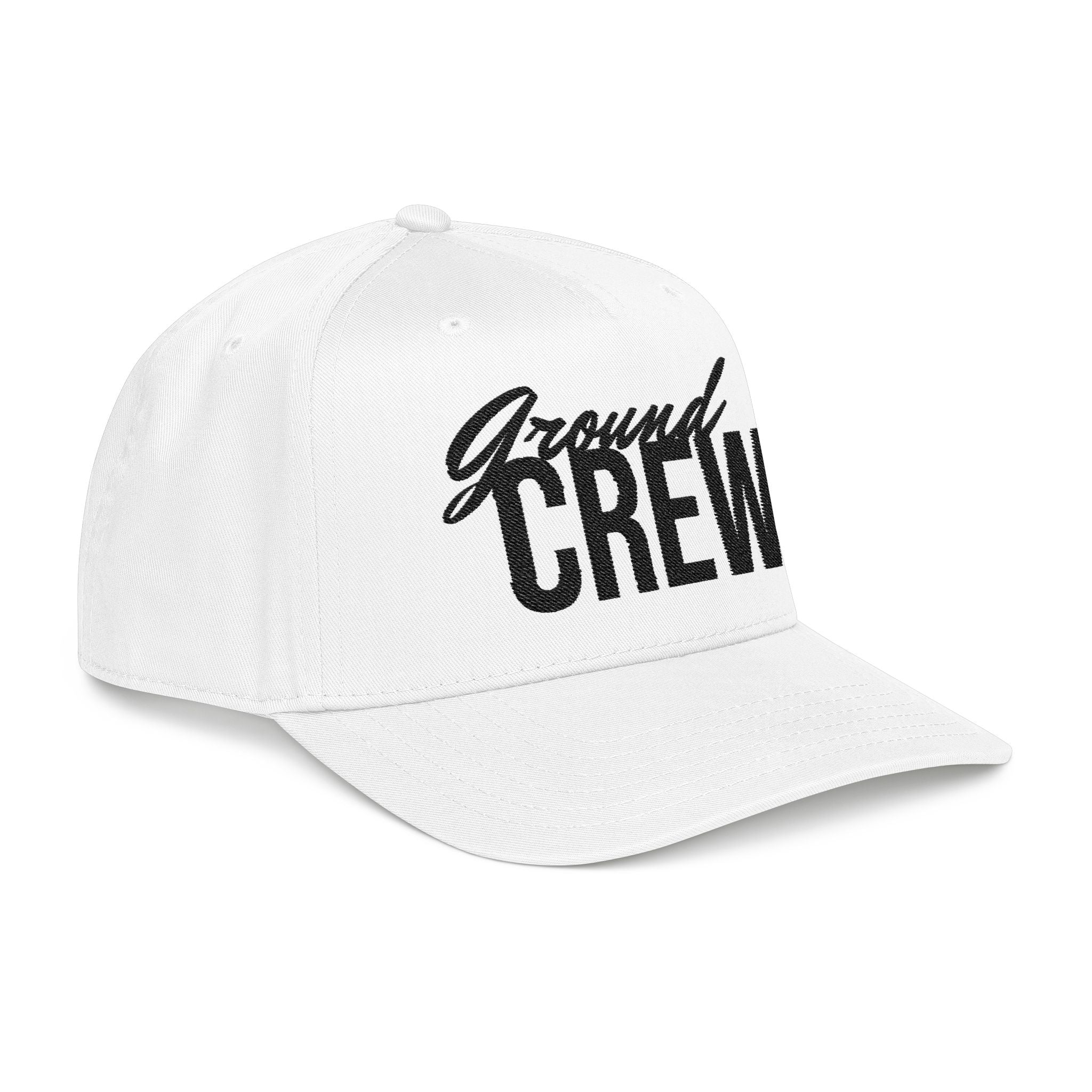 Ground Crew Baseball Cap — Embroidered Aviation Crew Hat