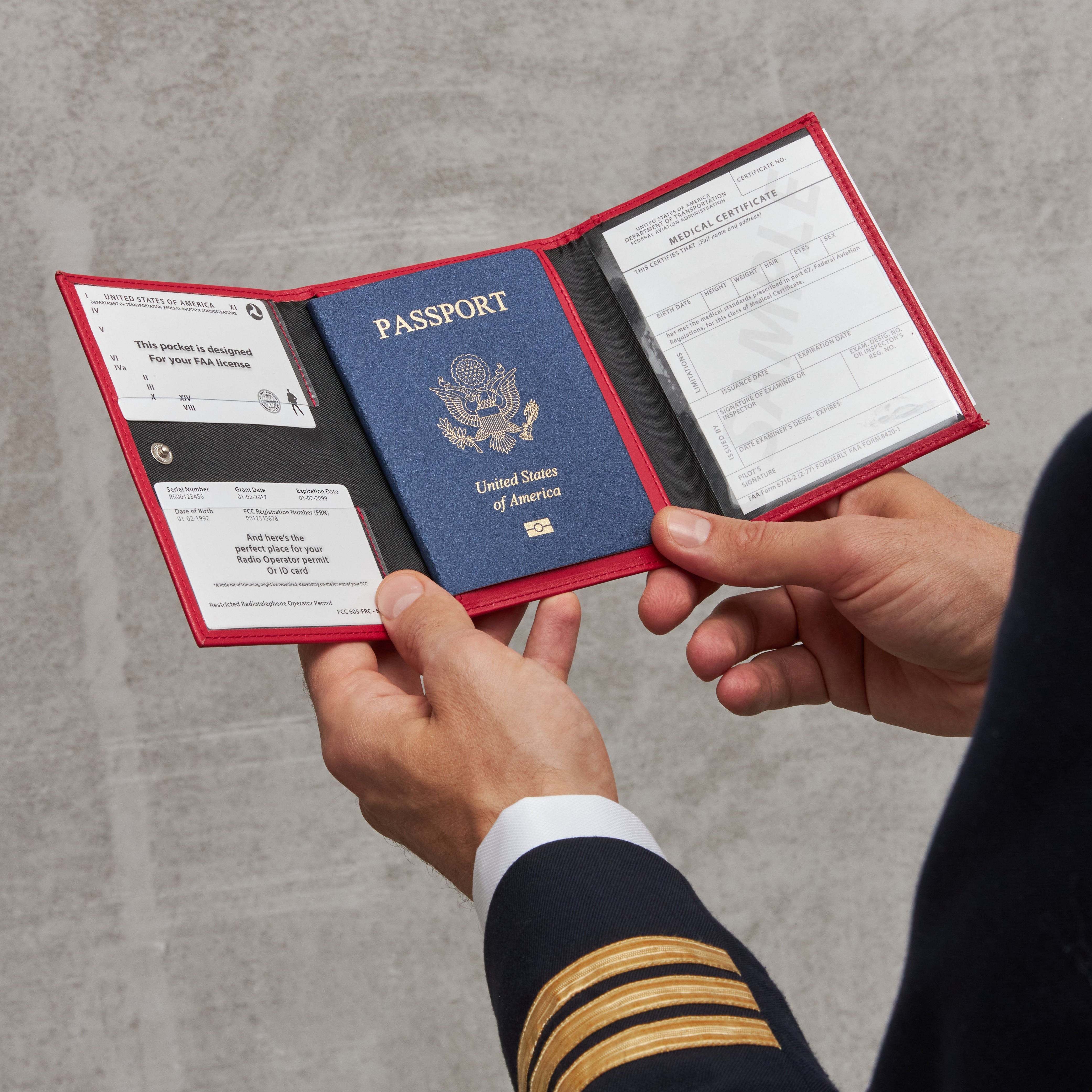 Pilot Document Holder V1 by Flevel - aviation product photo 17