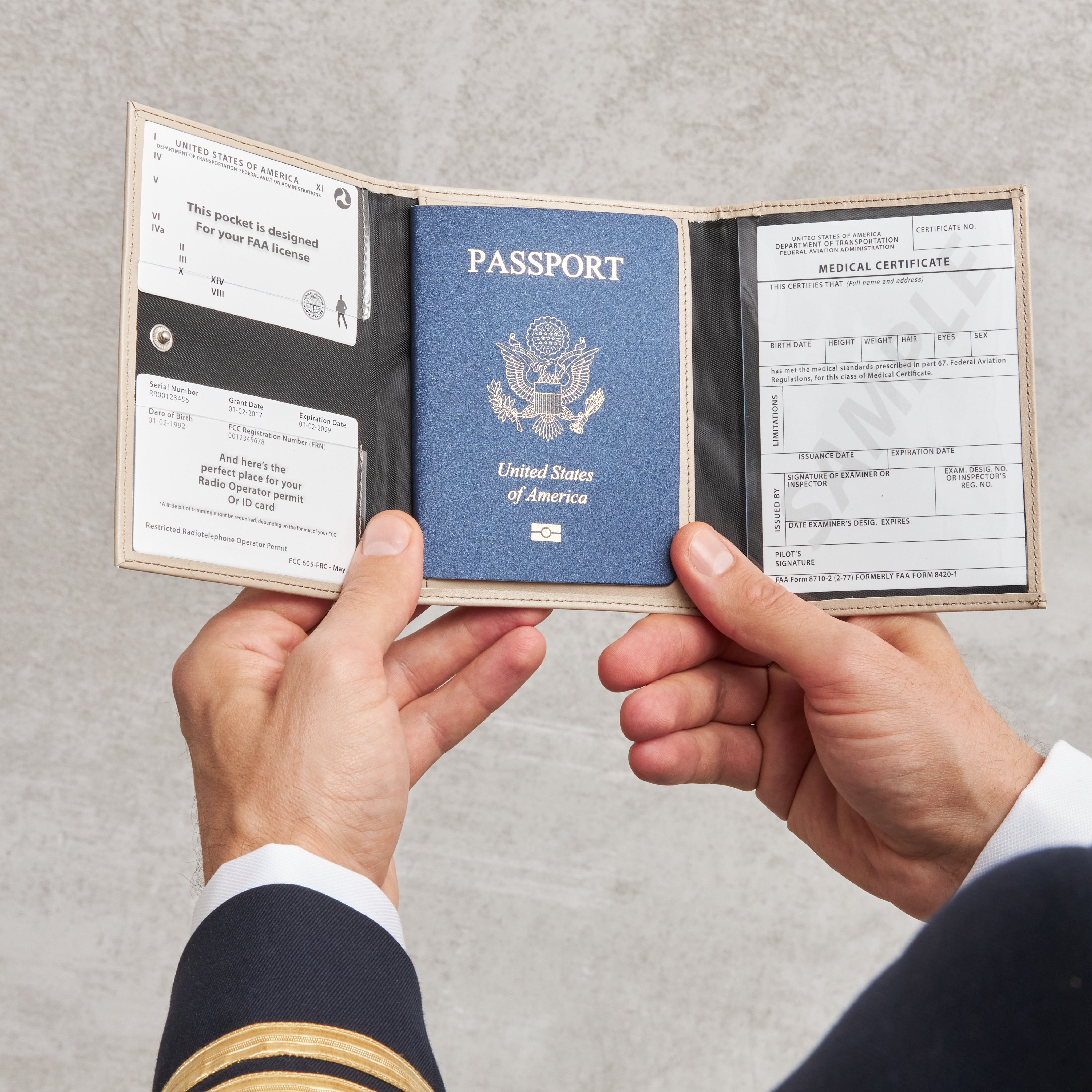 Pilot Document Holder V1 by Flevel - aviation product photo 21