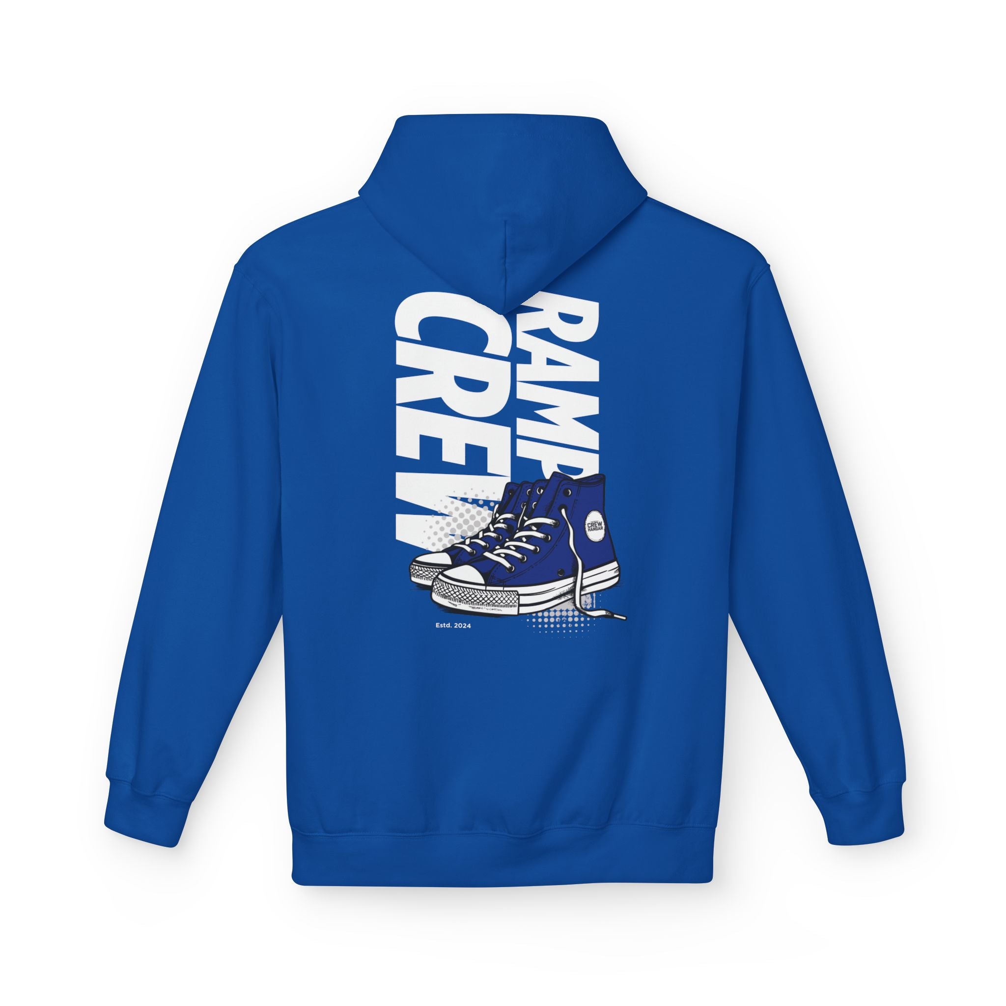 RAMP CREW Hoodie — Retro Orange Sneakers Graphic Hoodie