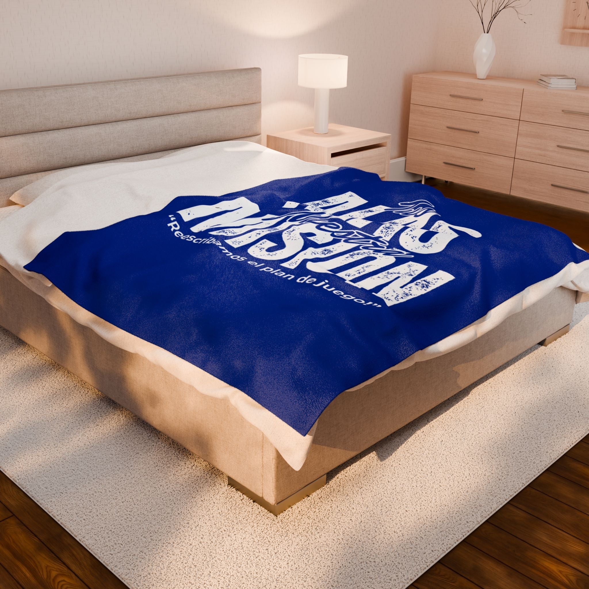 Tus Alas. Nuestra Misión. Manta de Felpa Velveteen