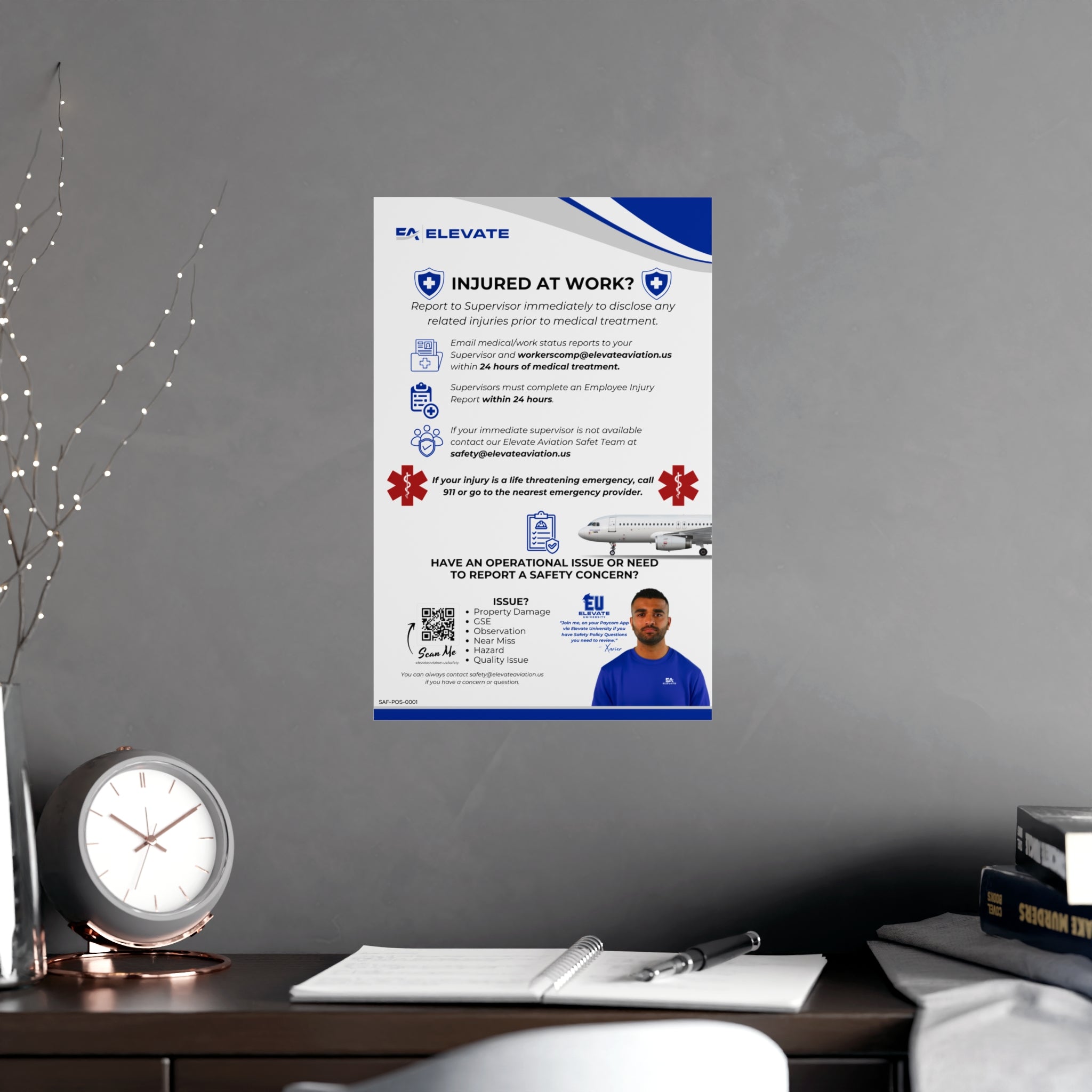 Injured at Work? | SAF-POS-0001