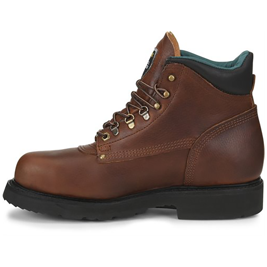Steel Toe Boots – Durable Leather Work Boots with Cushioning Insole & Safety Toe