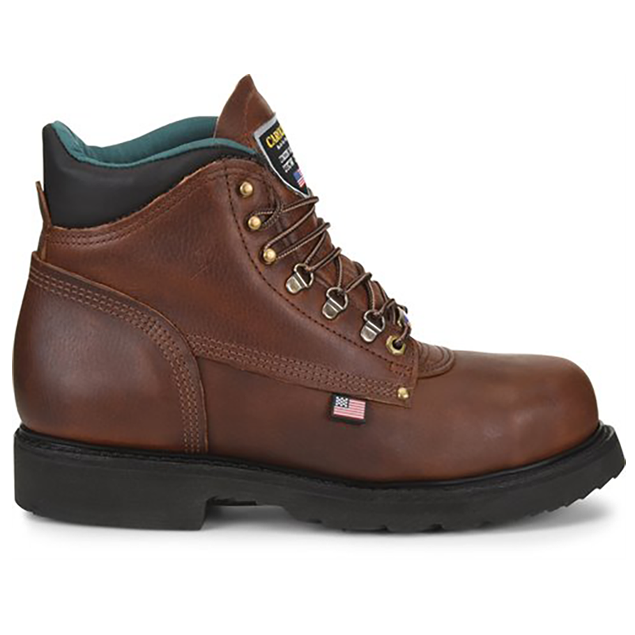 Steel Toe Boots – Durable Leather Work Boots with Cushioning Insole & Safety Toe