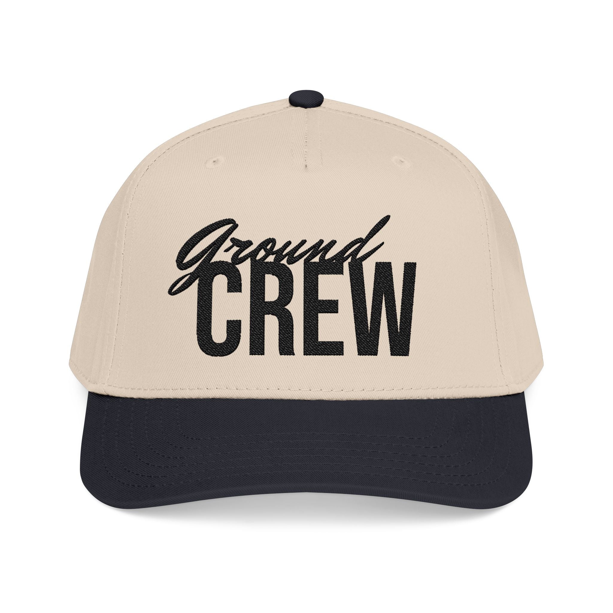 Ground Crew Baseball Cap — Embroidered Aviation Crew Hat
