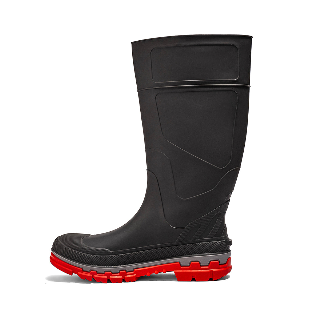 Kickaxe 15" Waterproof Rubber Boot - Grey/Orange (by Chinook® Footwear)