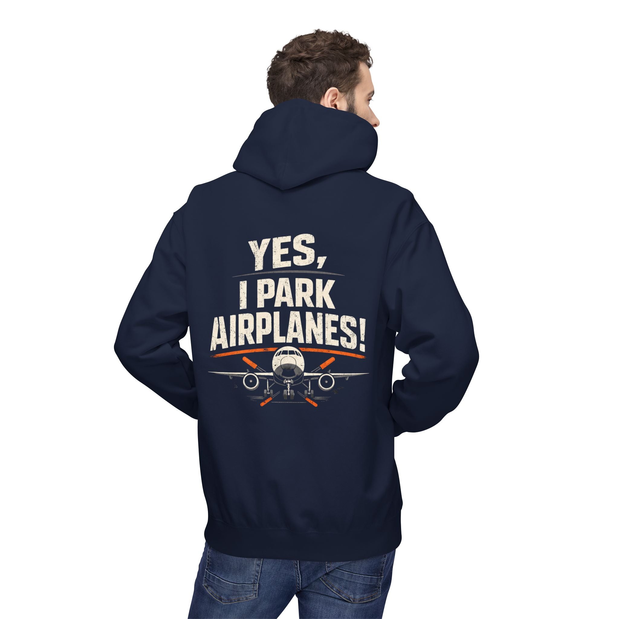 Ramper Hoodie - "Yes, I Park Airplanes!" The Crew Hangar Sweatshirt