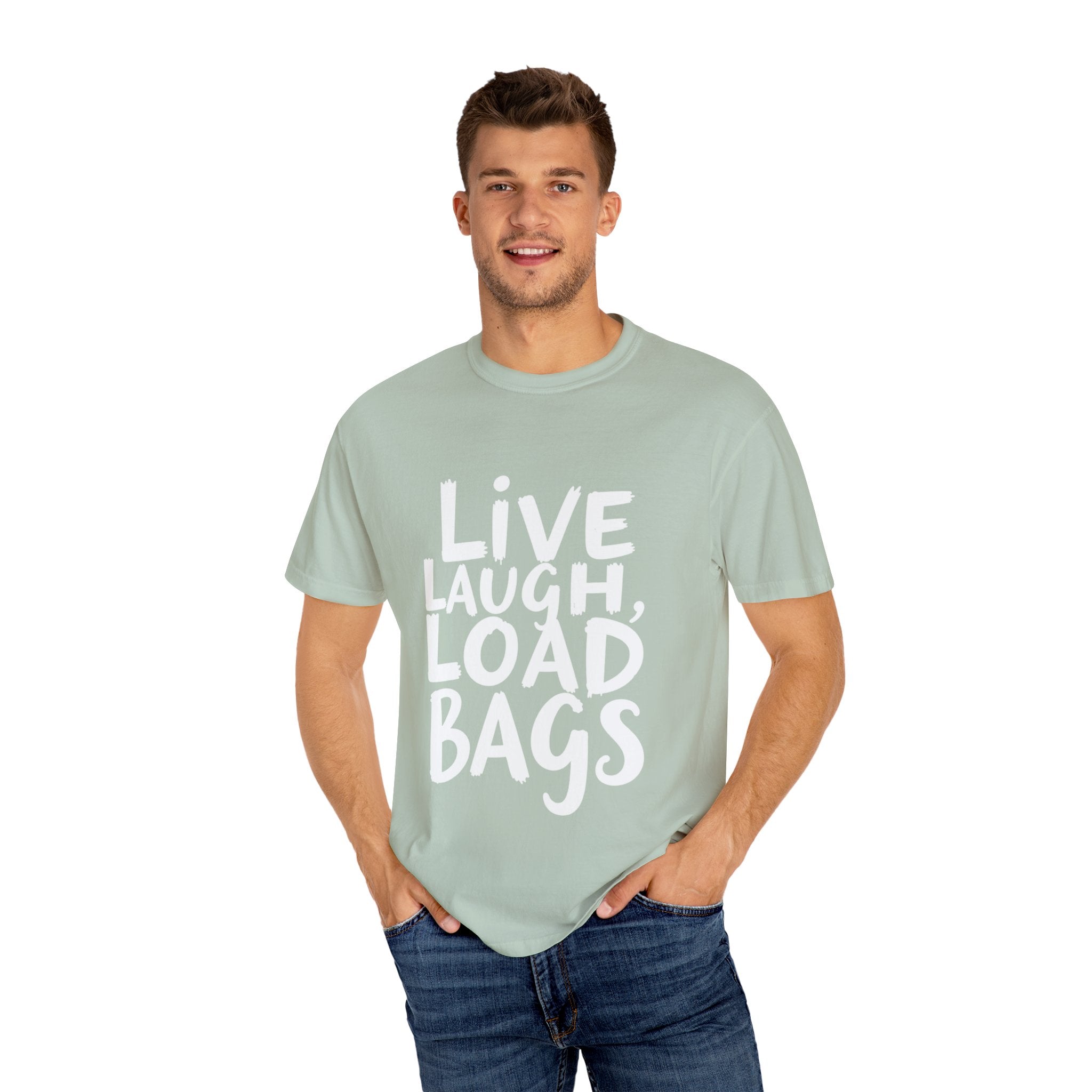 Live, Laugh, Load Bags – Tarmac Edition Tee (Comfort Colors®)