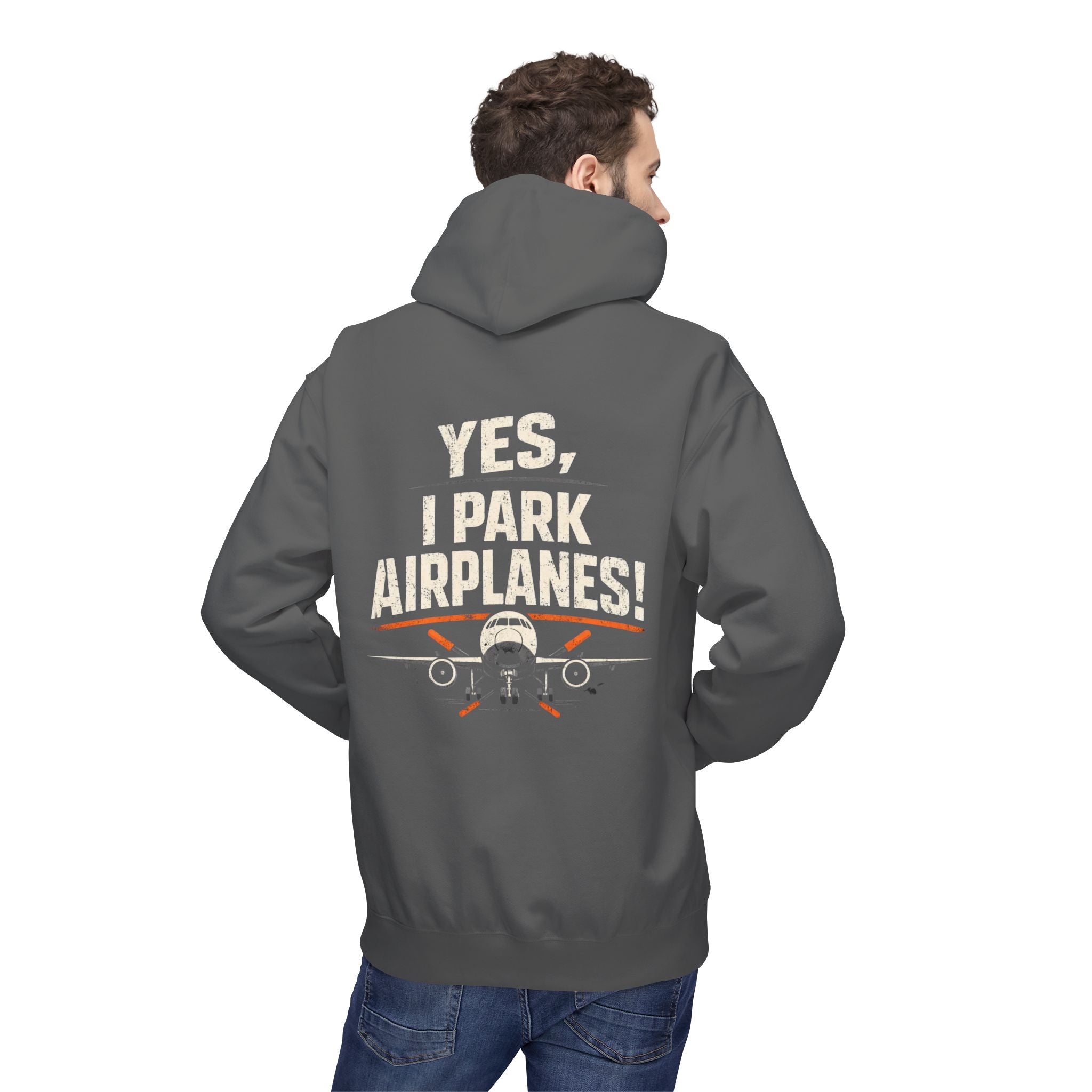 Ramper Hoodie - "Yes, I Park Airplanes!" The Crew Hangar Sweatshirt