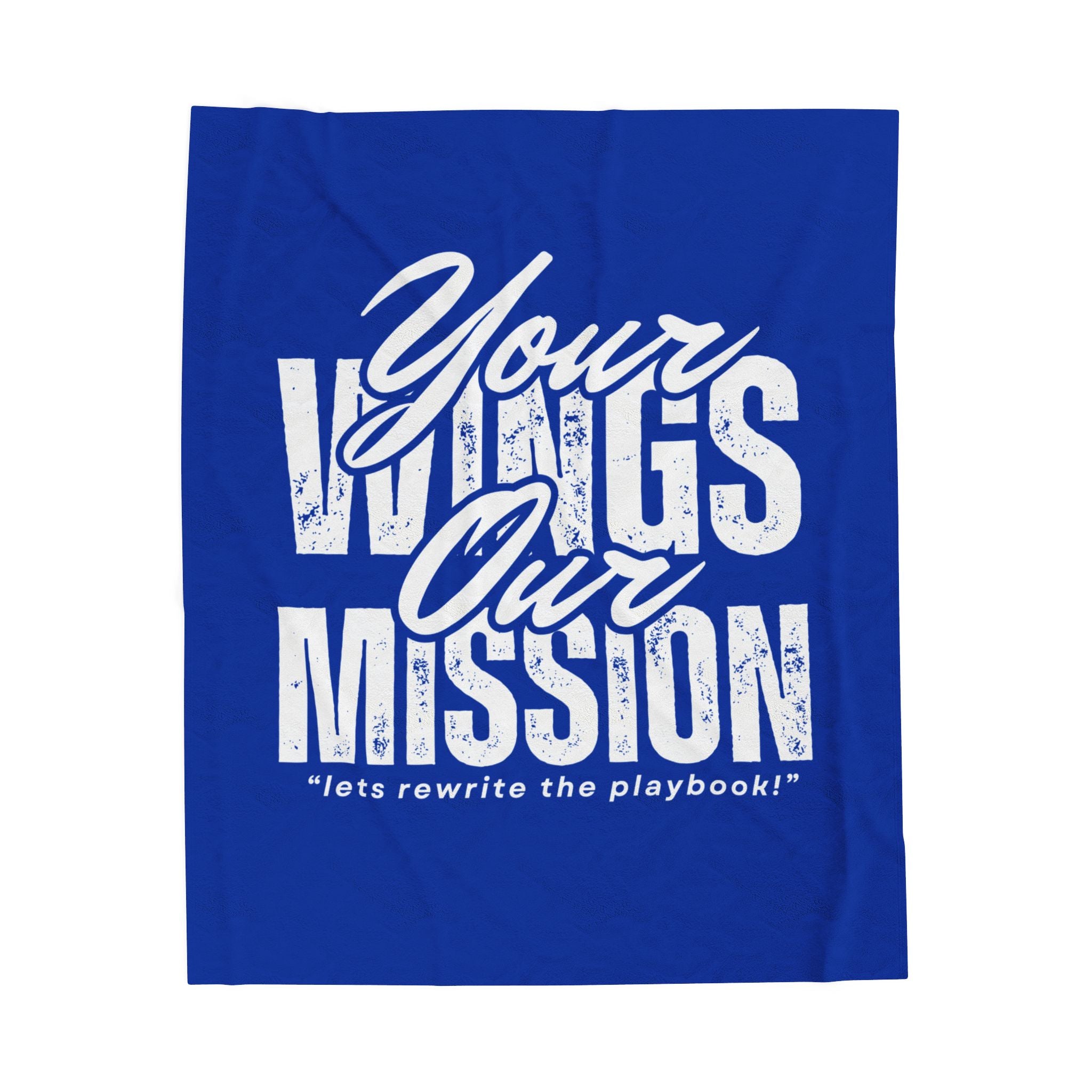 Elevate Plush Blanket – “Your Wings, Our Mission” Edition