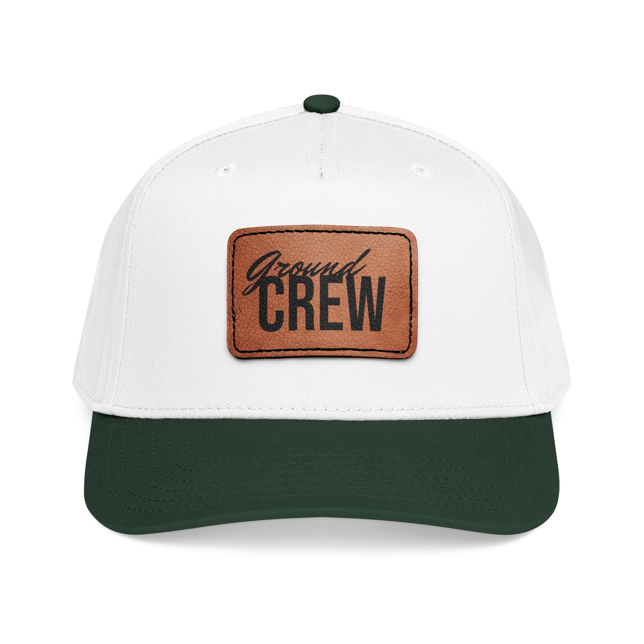 Ground Crew Leather Patch Baseball Cap