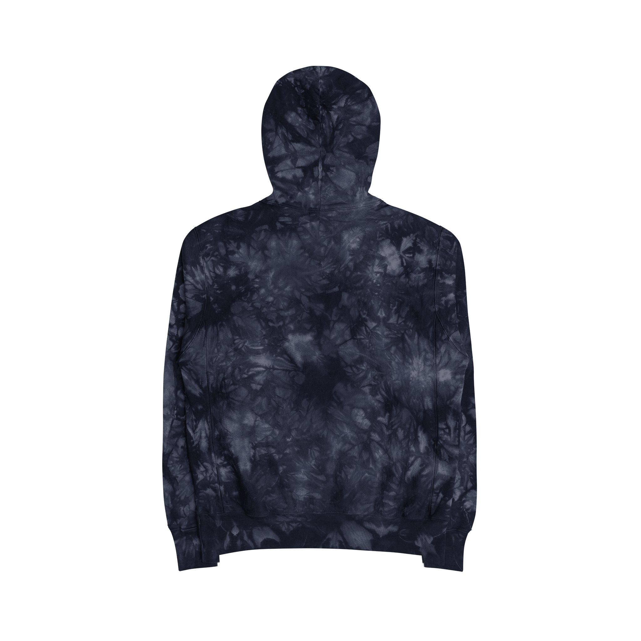 Unisex Tie-Dye Champion Hoodie with Crew Hanger Embroidery