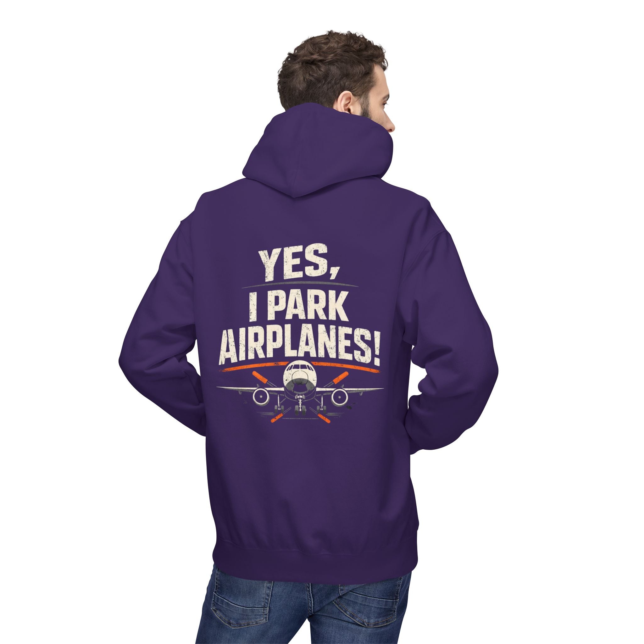 Ramper Hoodie - "Yes, I Park Airplanes!" The Crew Hangar Sweatshirt