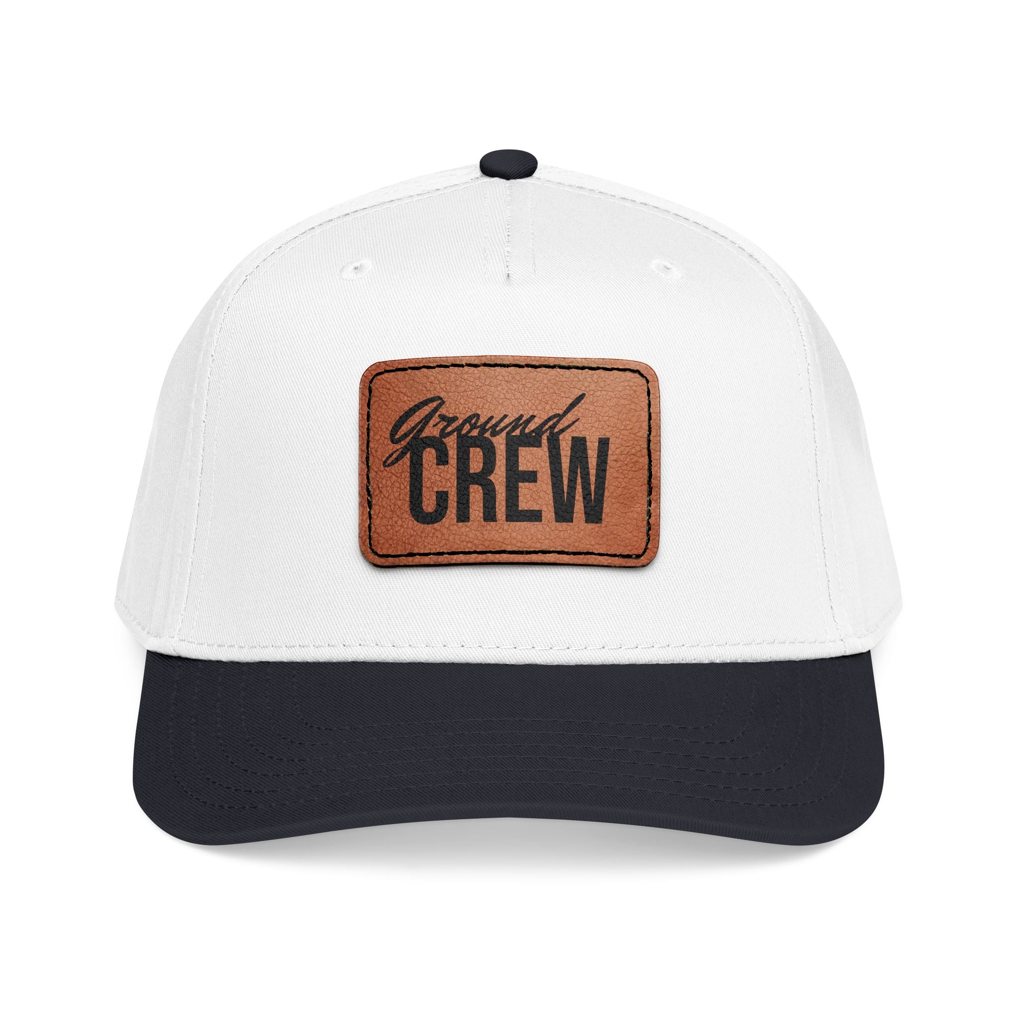 Ground Crew Leather Patch Baseball Cap