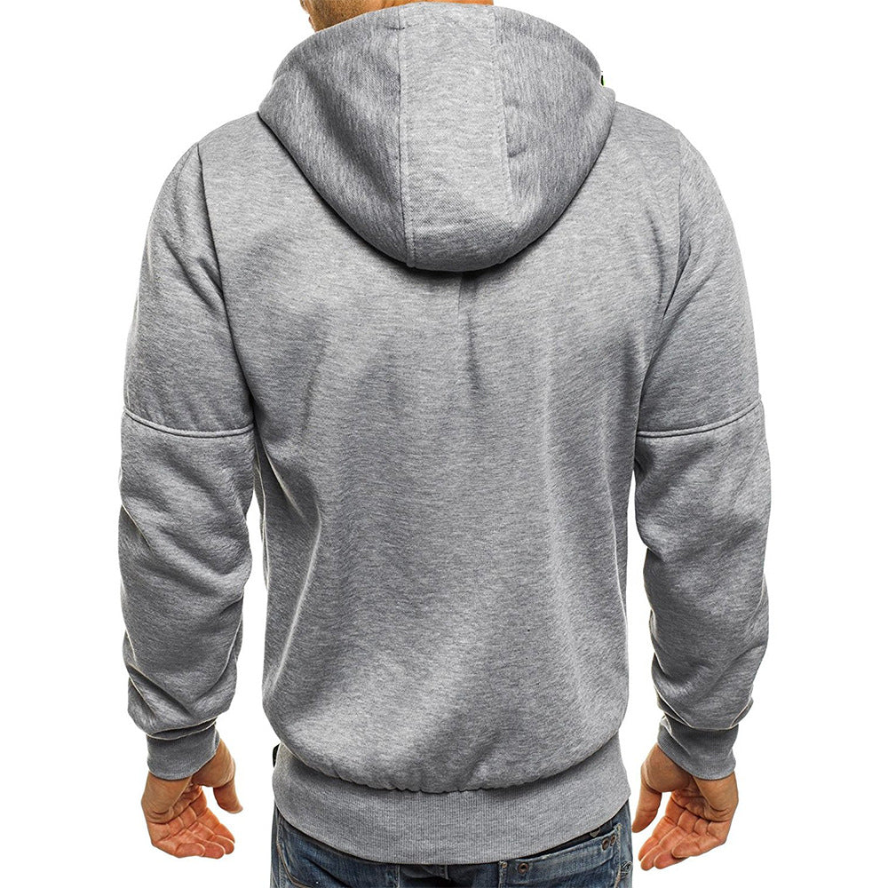 Men's Loose Fit Full-Zip Work Hoodie