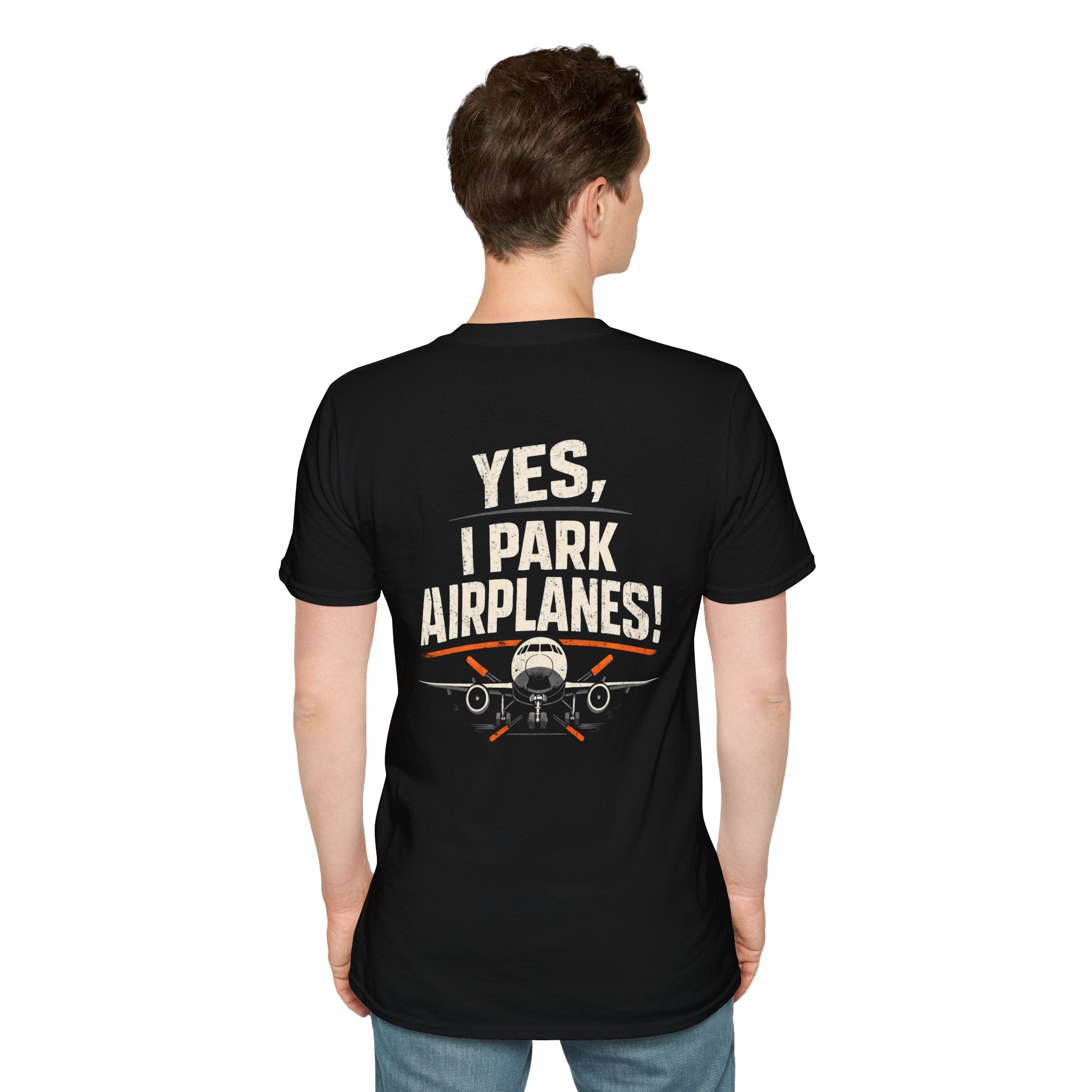 Yes, I Park Airplanes! T-Shirt — The Crew Hangar Tee