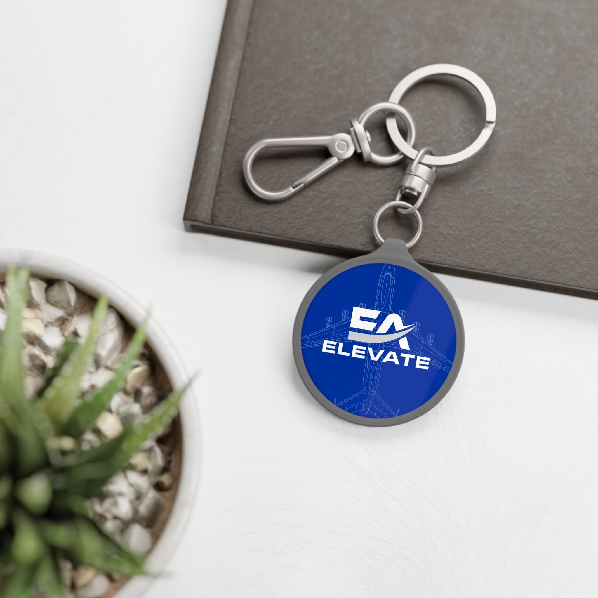 Elevate Keyring Tag - Unique Aviation Gift for Aviation Enthusiasts