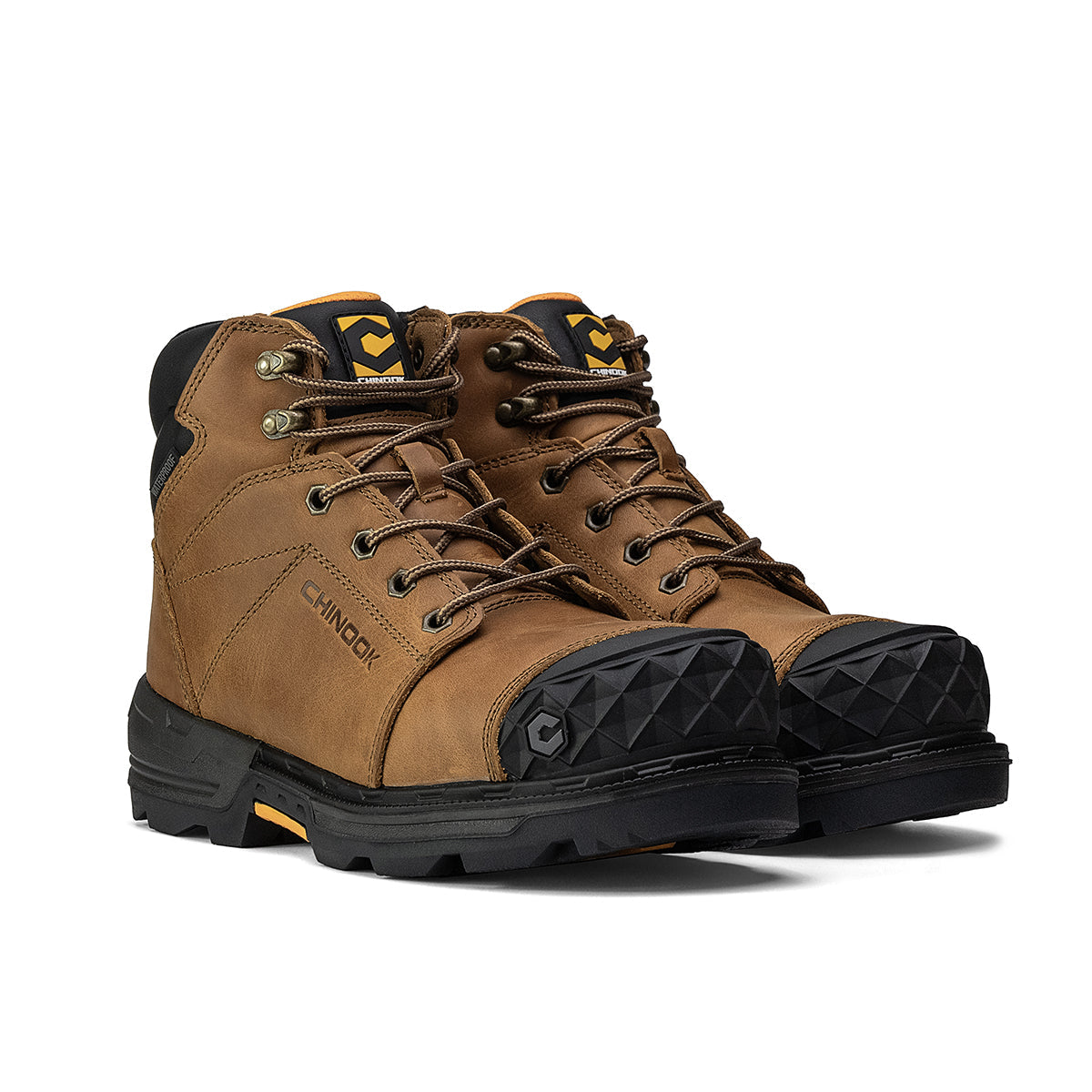 Maverick 6” Comp Toe Men’s Waterproof Work Boot - Wheat (by Chinook® Footwear)