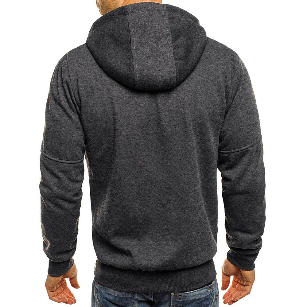 Men's Loose Fit Full-Zip Work Hoodie