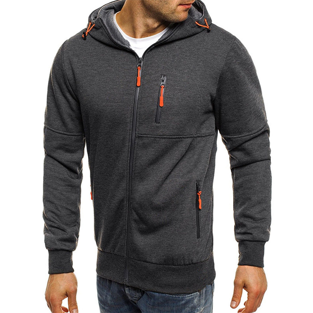 Men's Loose Fit Full-Zip Work Hoodie