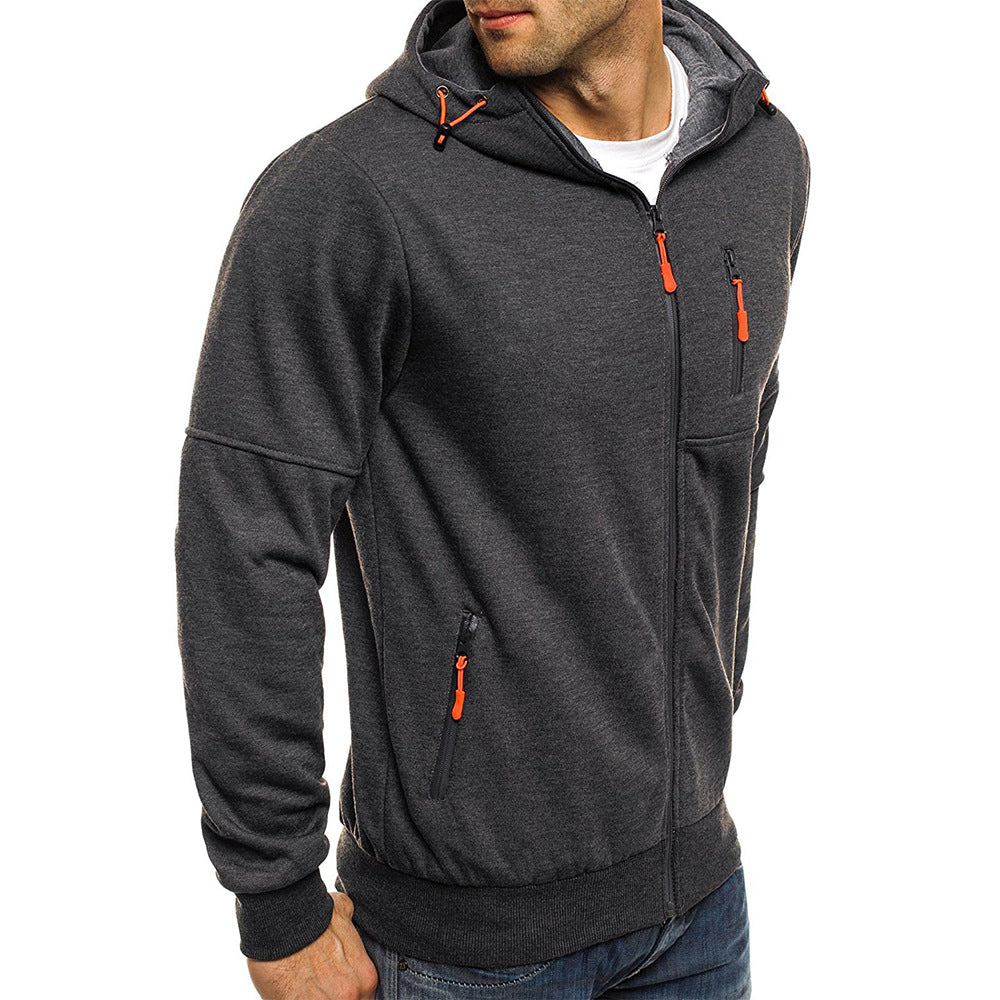 Men's Loose Fit Full-Zip Work Hoodie