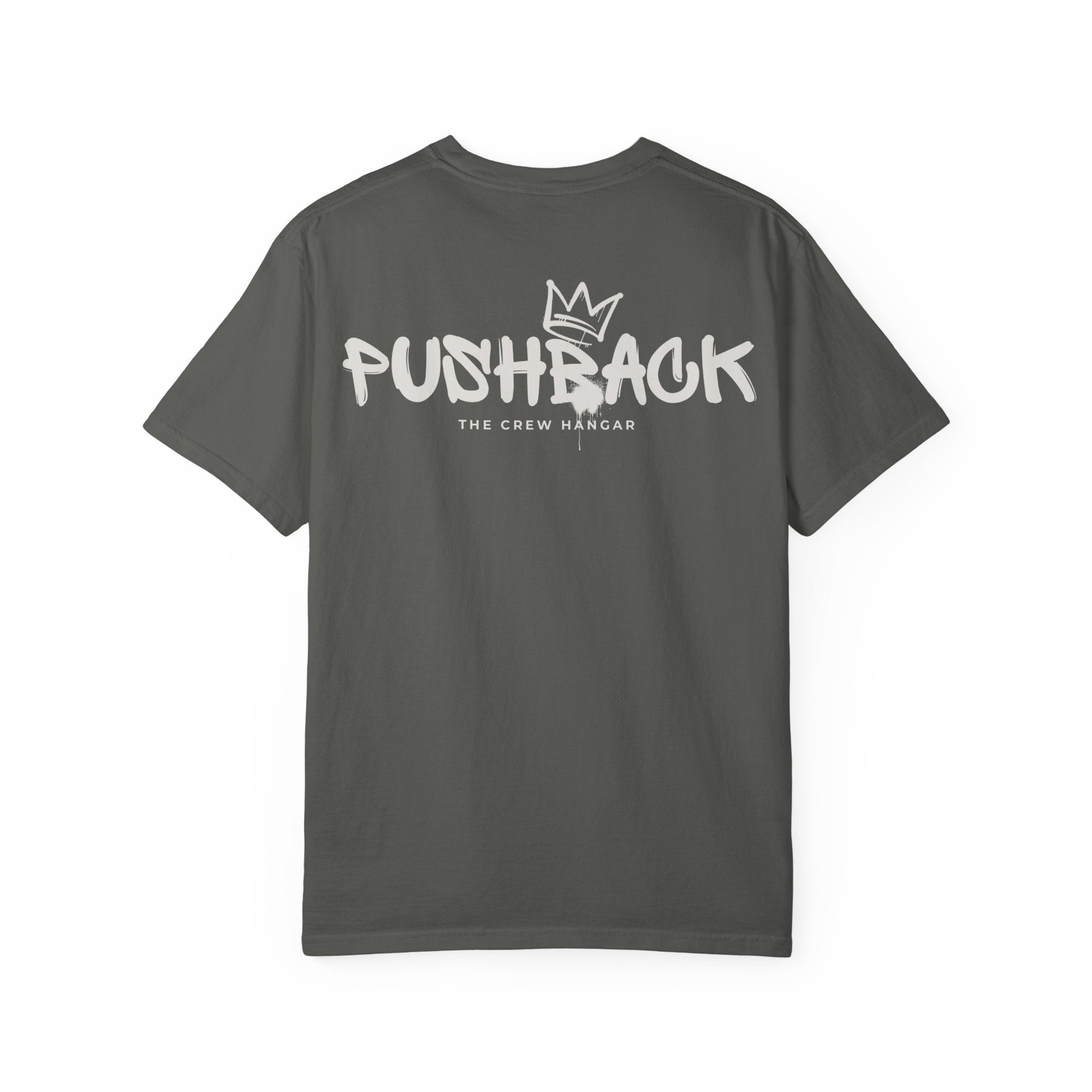 PUSHBACK Vintage Crown Tee – The Crew Hangar Edition