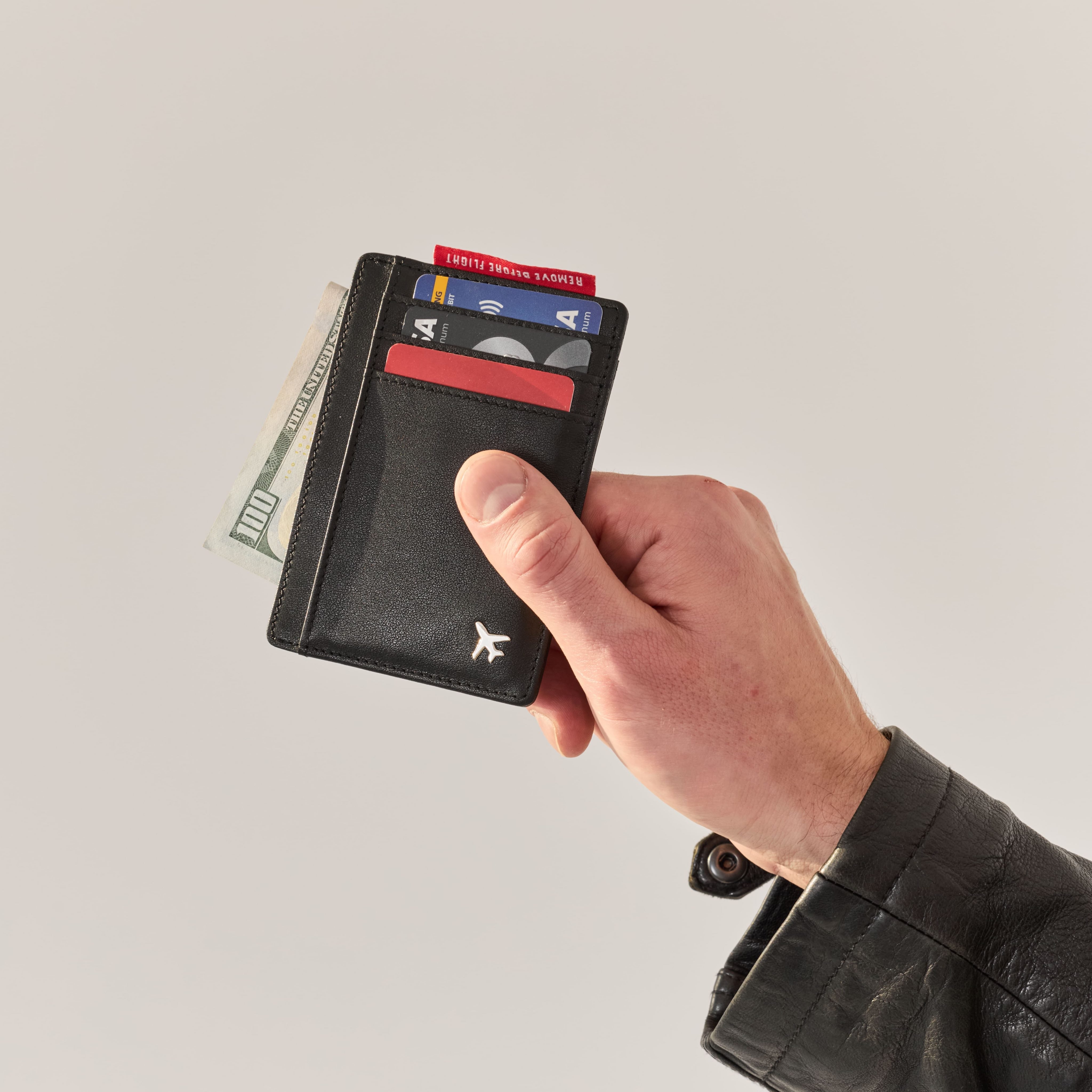 Aviators Leather Wallet by Flevel - aviation product photo 4
