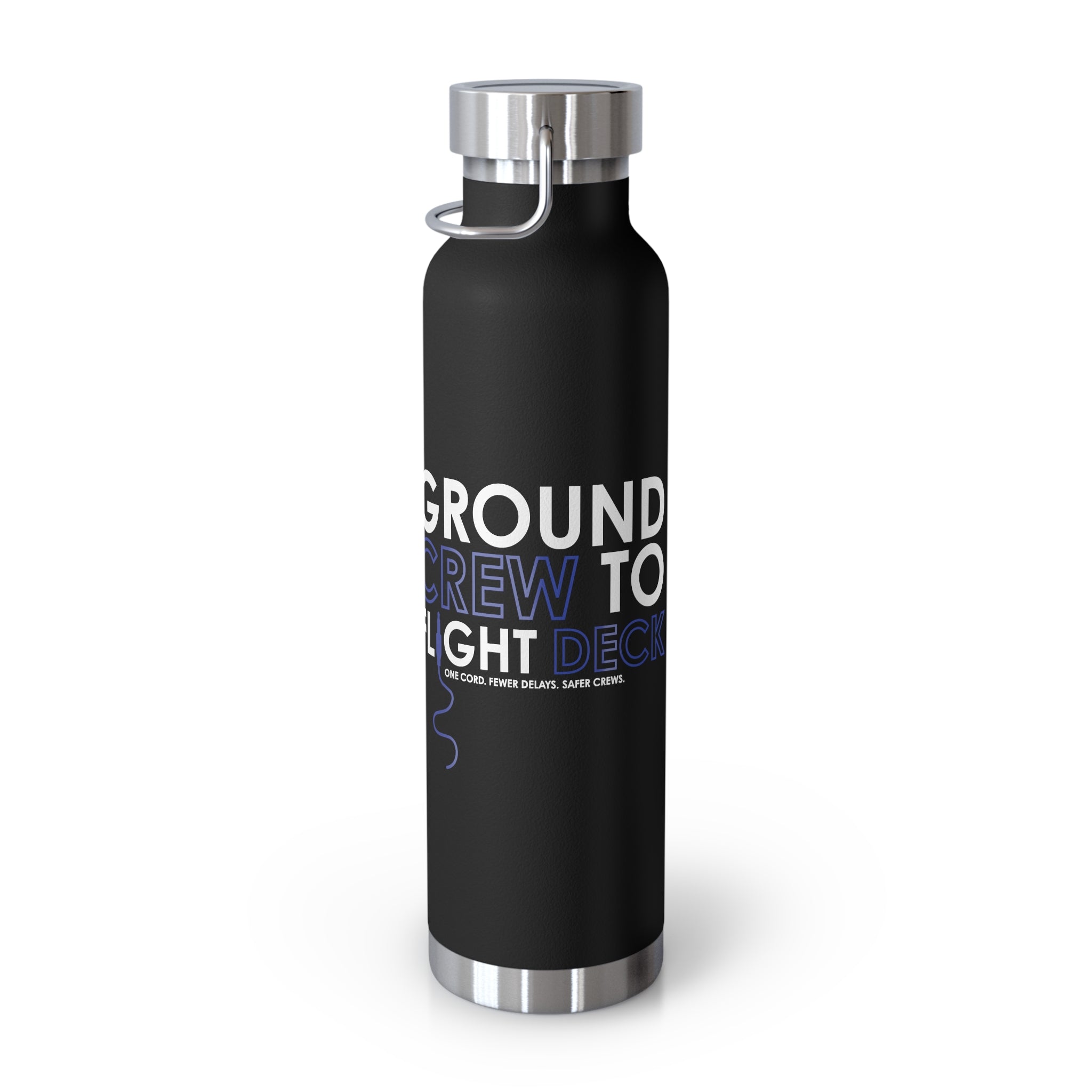GroundComm X30 - Copper Vacuum Insulated Bottle, 22oz