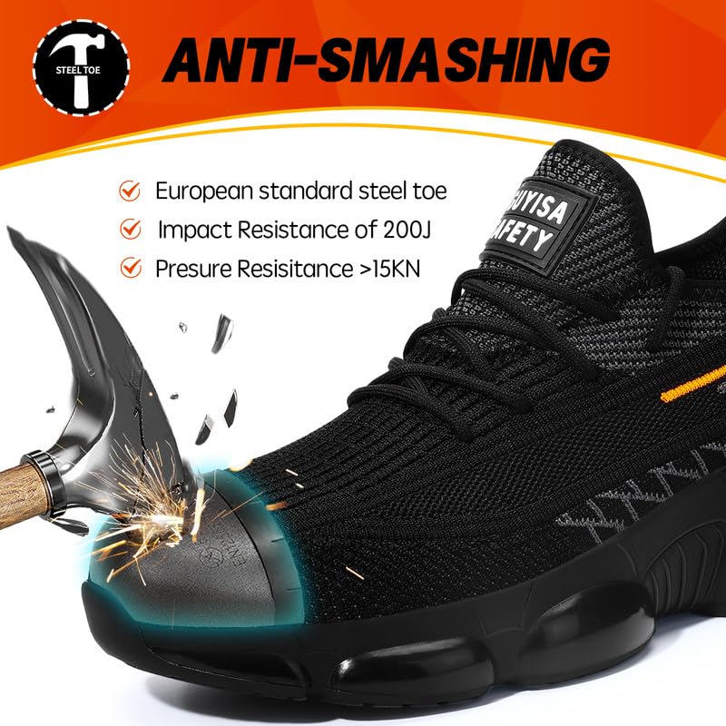 Maven Steel Toe Breathable Lightweight Work Sneakers