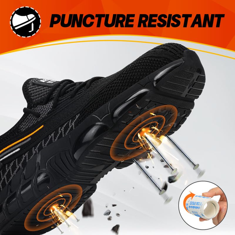 Maven Steel Toe Breathable Lightweight Work Sneakers