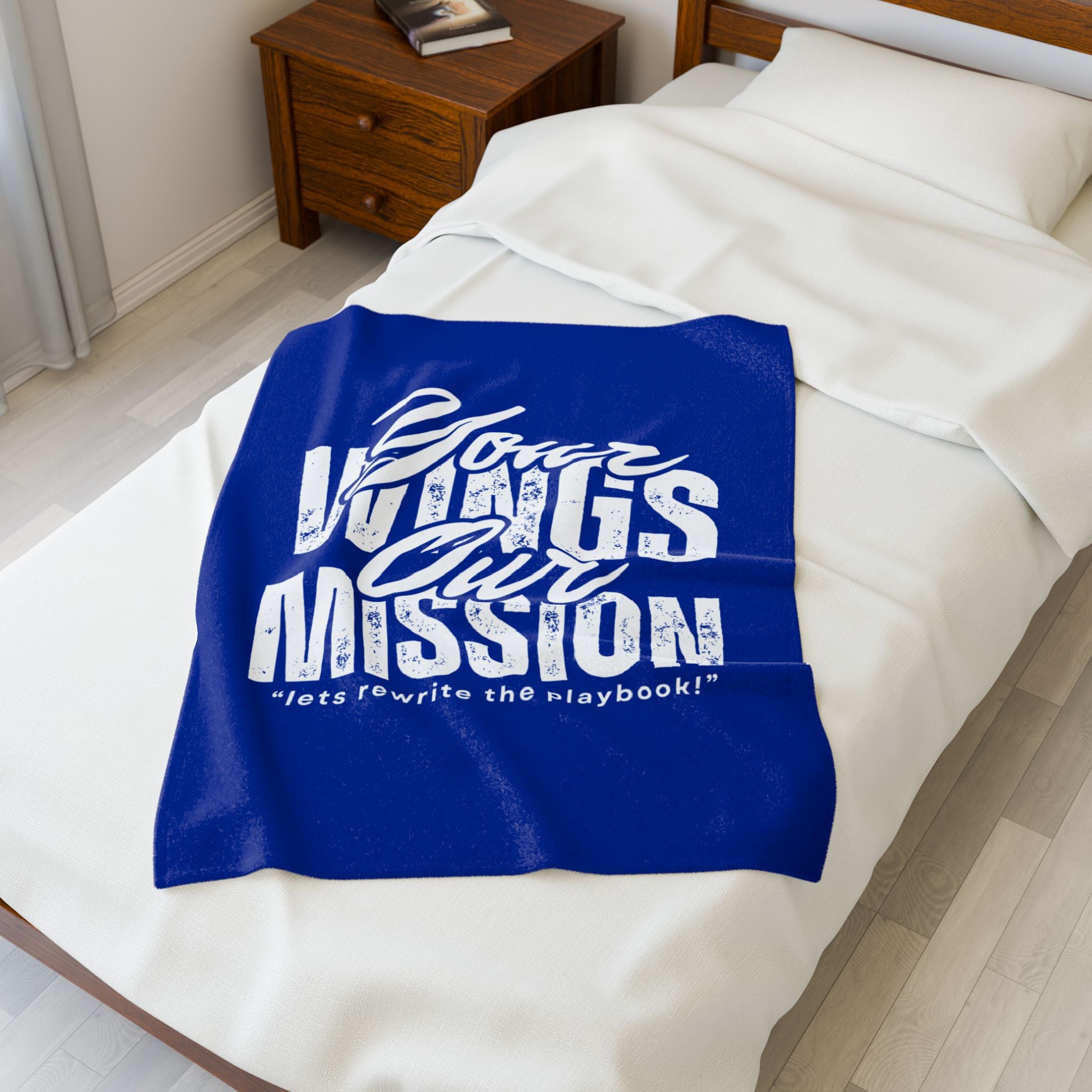 Elevate Plush Blanket – “Your Wings, Our Mission” Edition