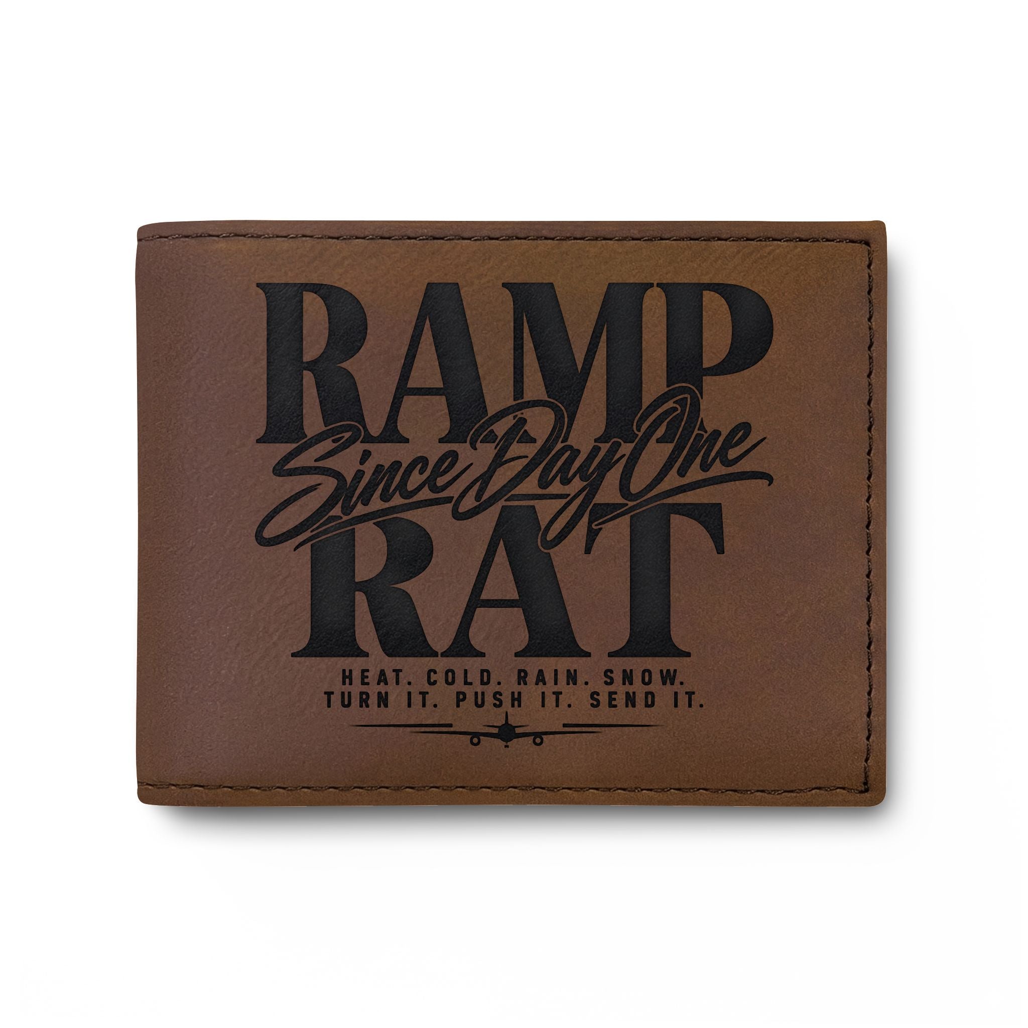 Ramp Rat Bi-Fold Wallet – 'Since Day One' Leather Card Holder