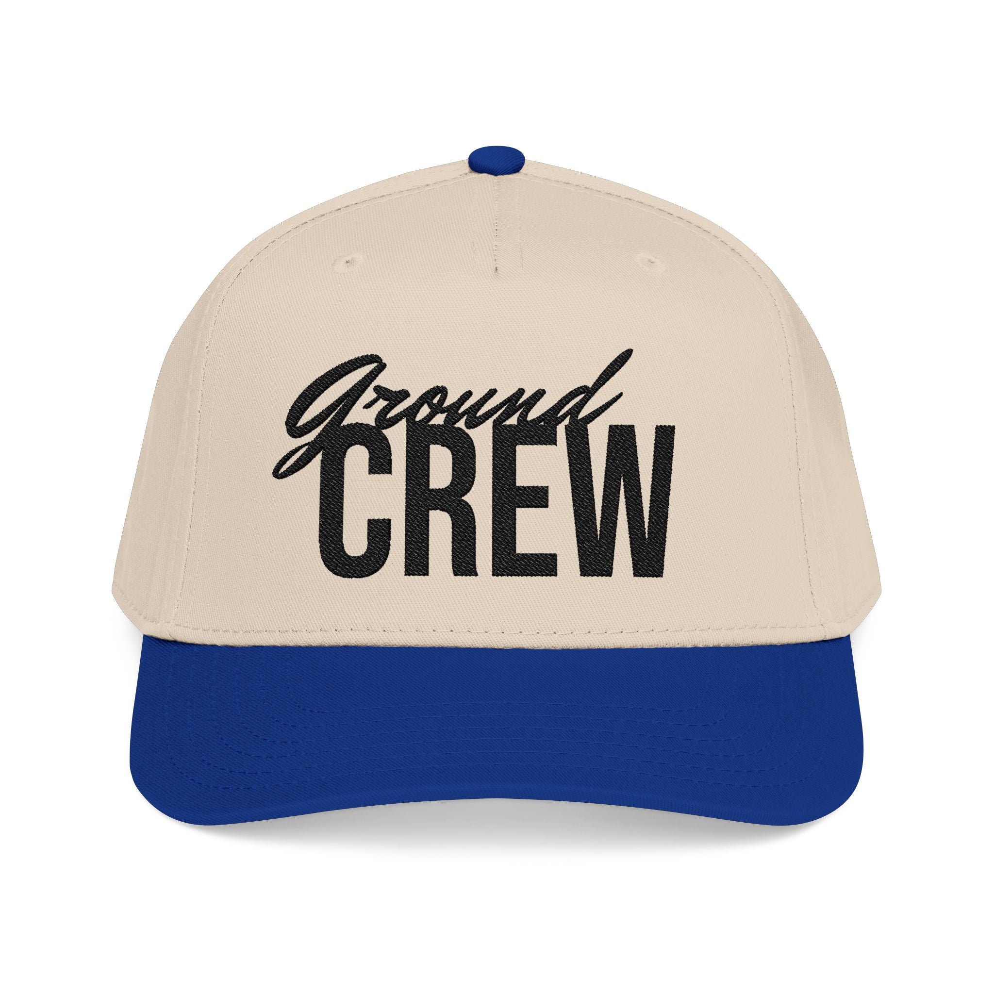 Ground Crew Baseball Cap — Embroidered Aviation Crew Hat