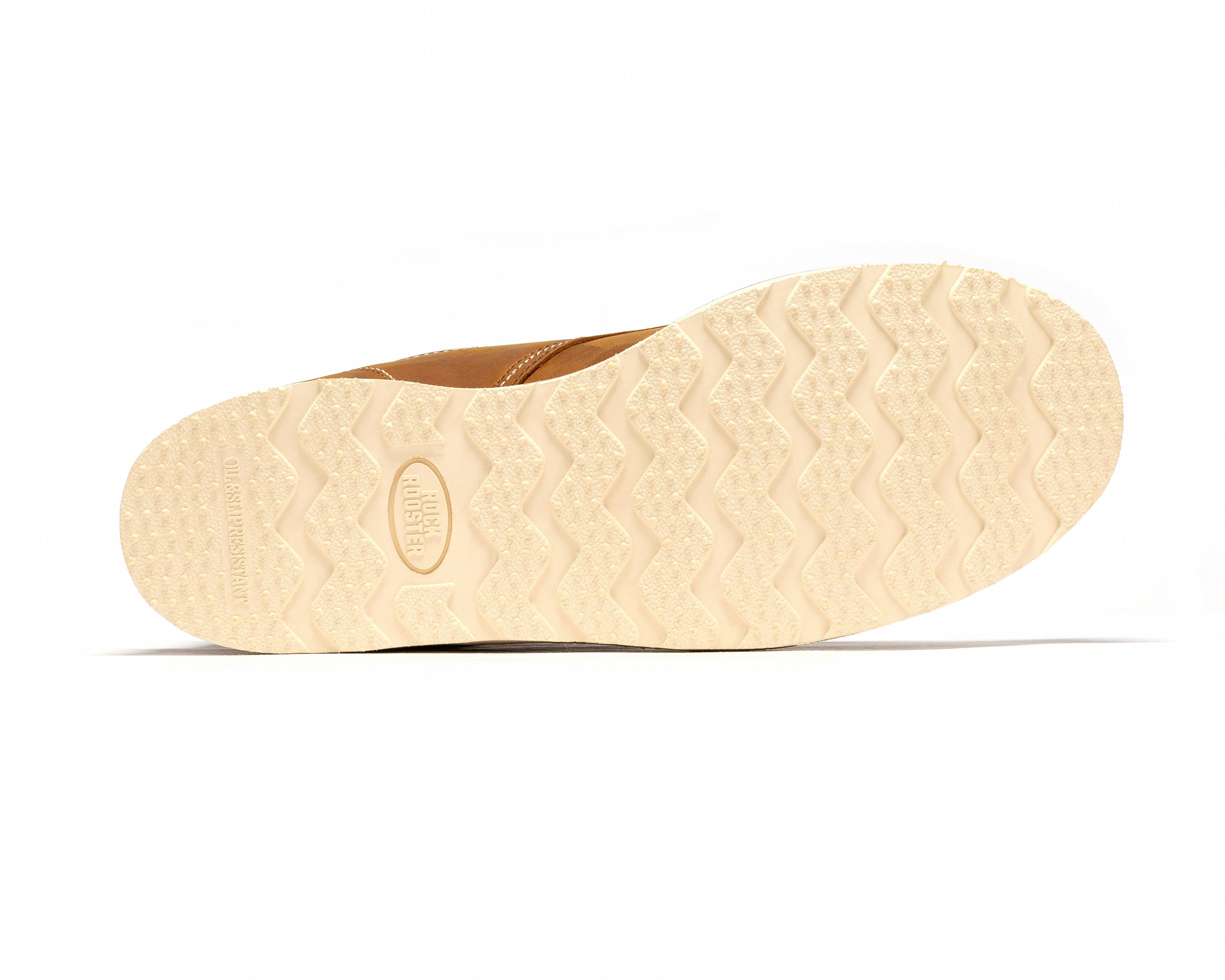 ROCKROOSTER Edgewood Men's 6 inch Brown steel toe waterproof wedge work boots SAP858