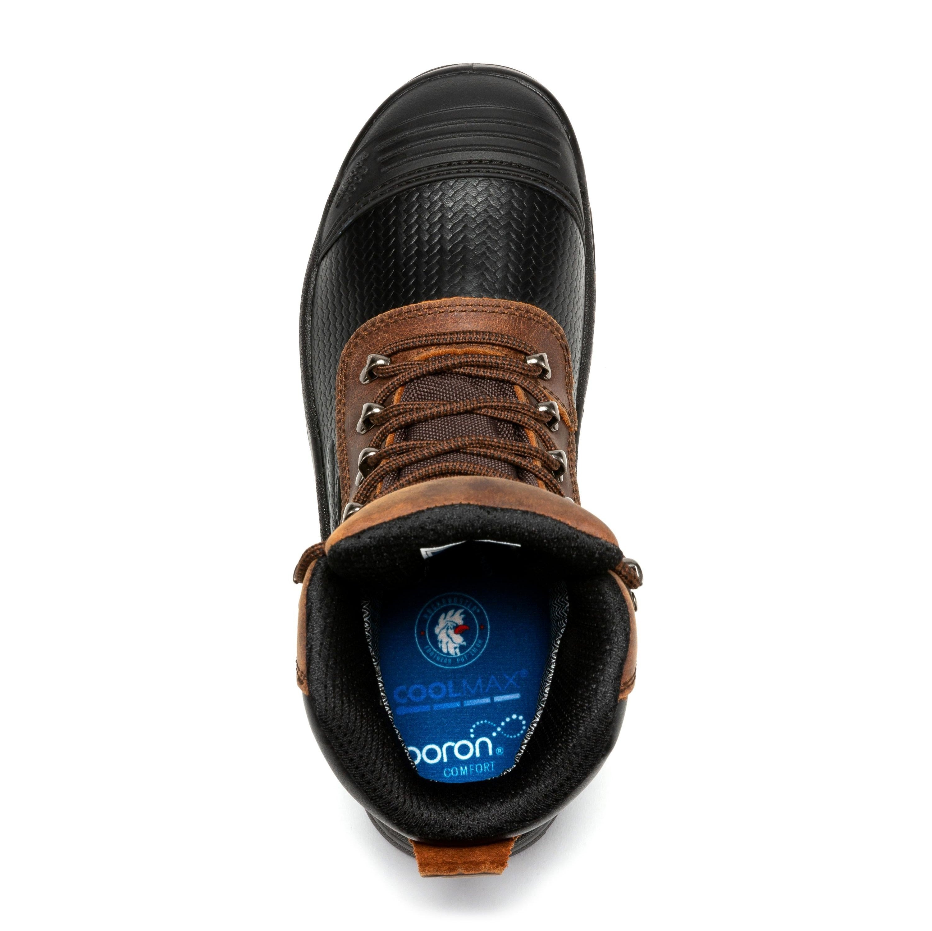 ROCKROOSTER Sedona 6 Inch Waterproof Steel Toe Leather Work Boots AK216