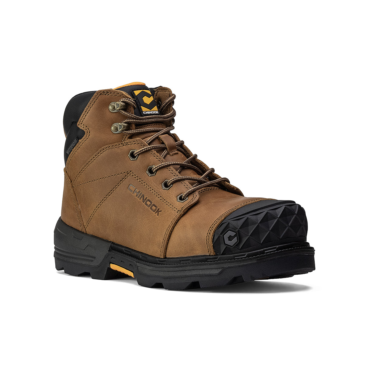 Maverick 6” Comp Toe Men’s Waterproof Work Boot - Wheat (by Chinook® Footwear)