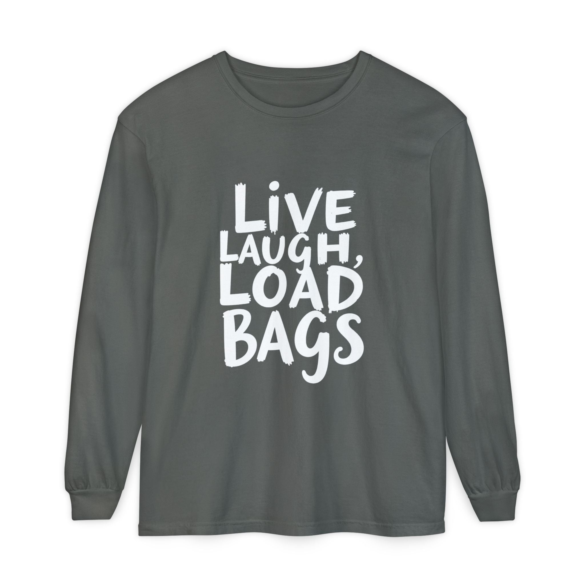 Live, Laugh, Load Bags – Tarmac Edition Long Sleeve (Comfort Colors®)