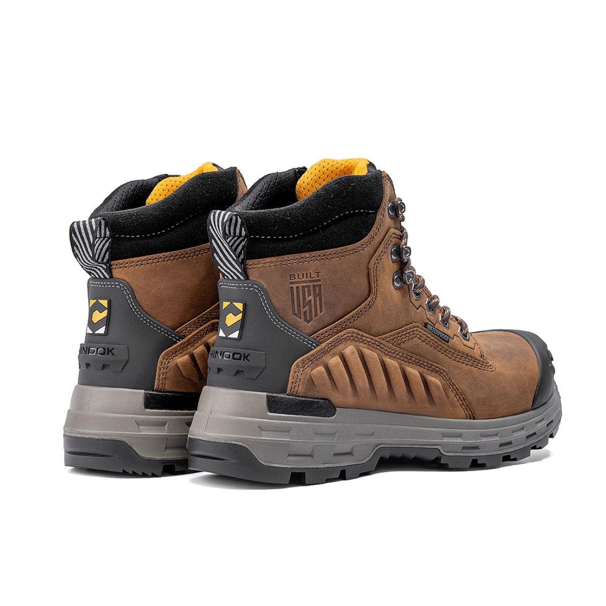 Wildwood 6” Waterproof Composite Toe Brown Boot - Made in USA (by Chinook® Footwear)